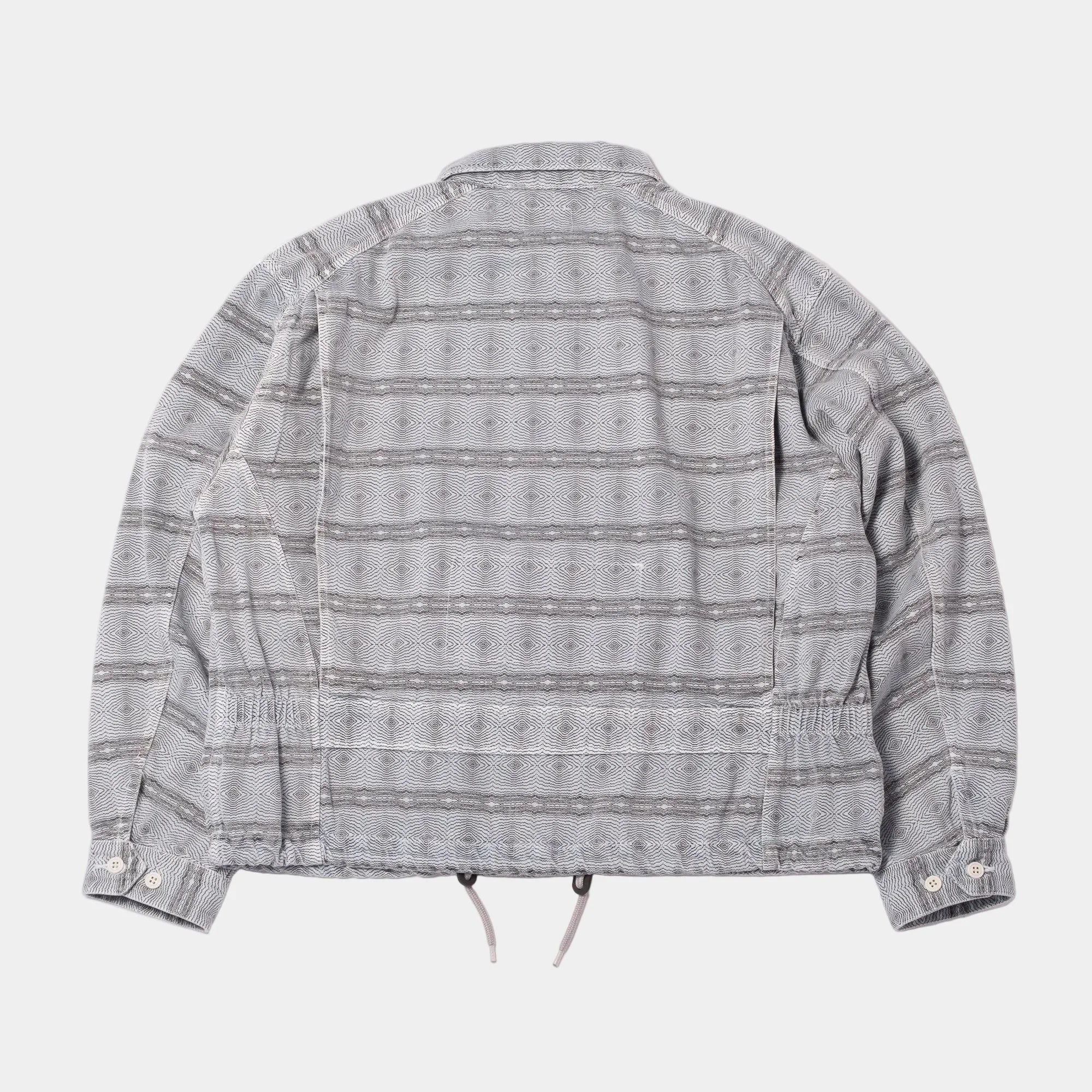 Cav Empt Overdye FK Pattern Button Jacket - Blue