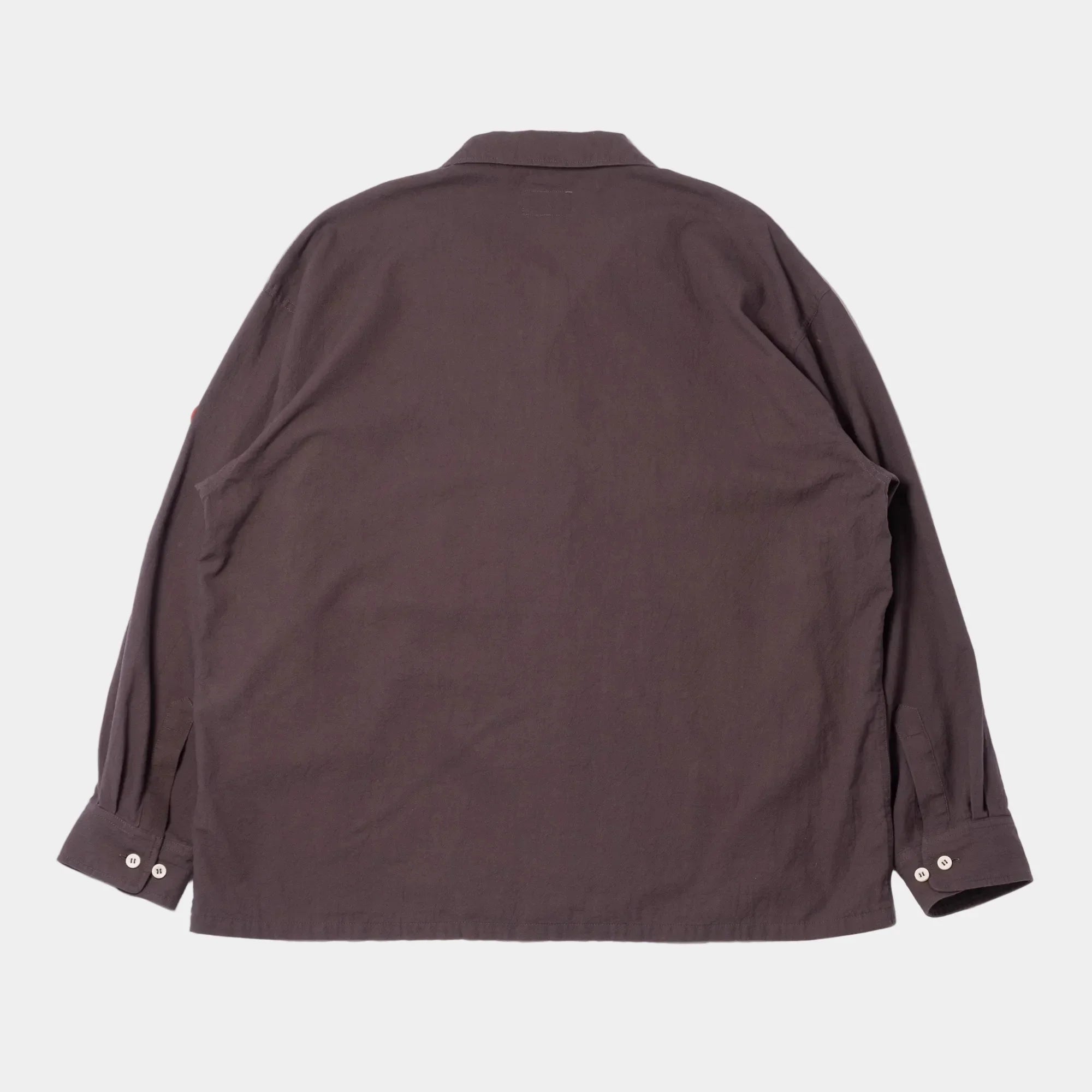 Cav Empt Coloured Cotton Twill Open Shirt - Charcoal