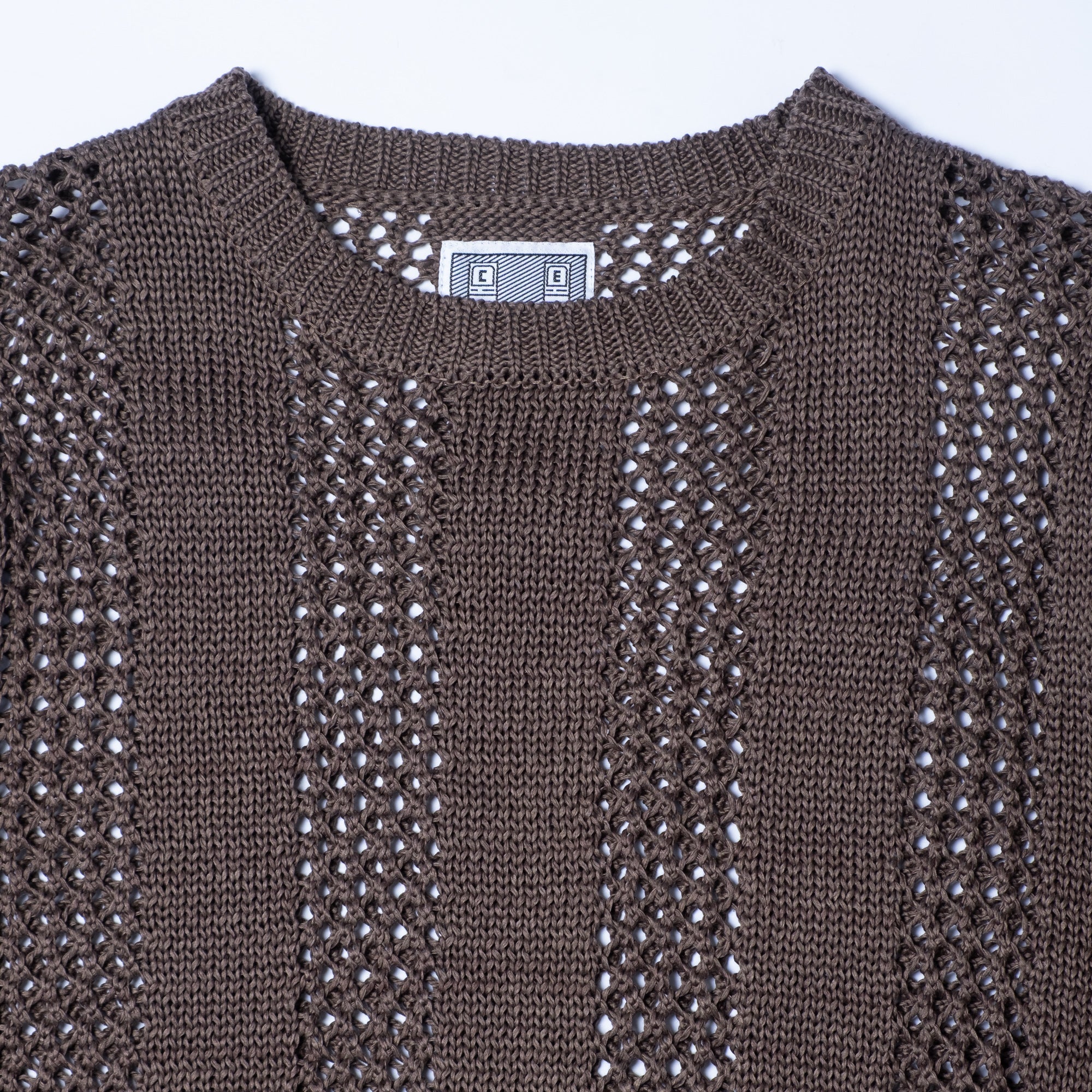 Cav Empt Cotton Wale Stripe Knit Sweater - Khaki