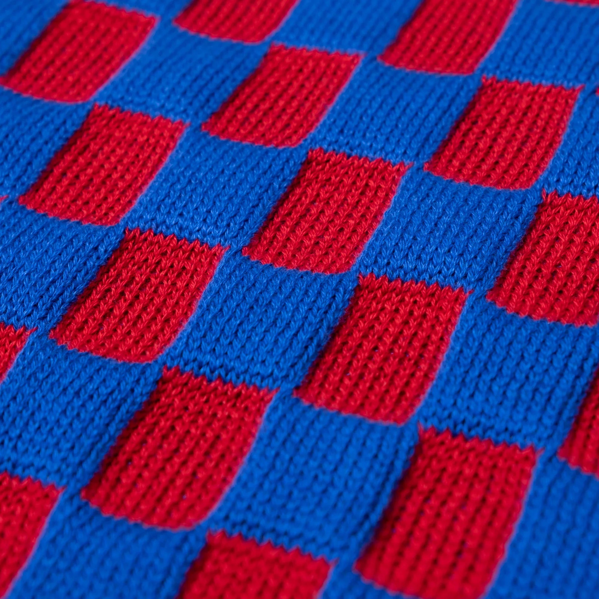 Cav Empt Rectangular Block Knit Sweater - Blue