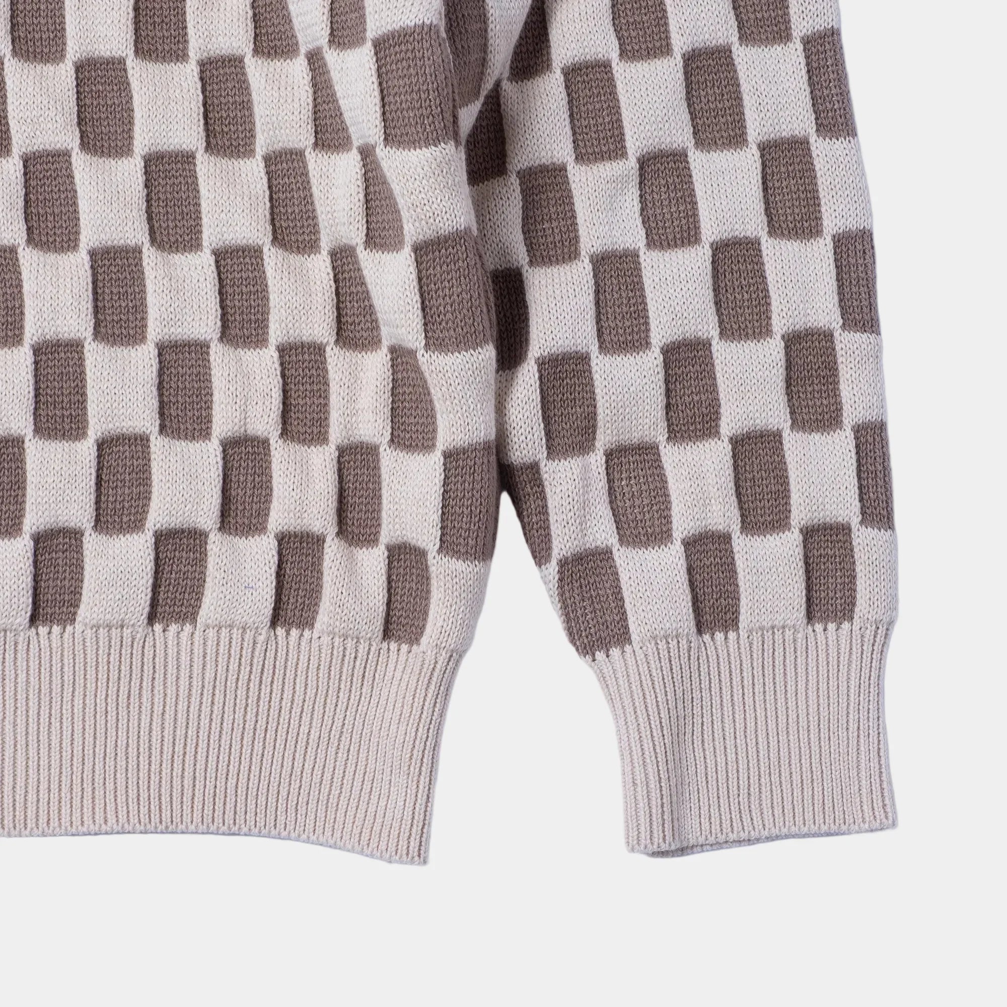 Cav Empt Rectangular Knit Sweater - Beige