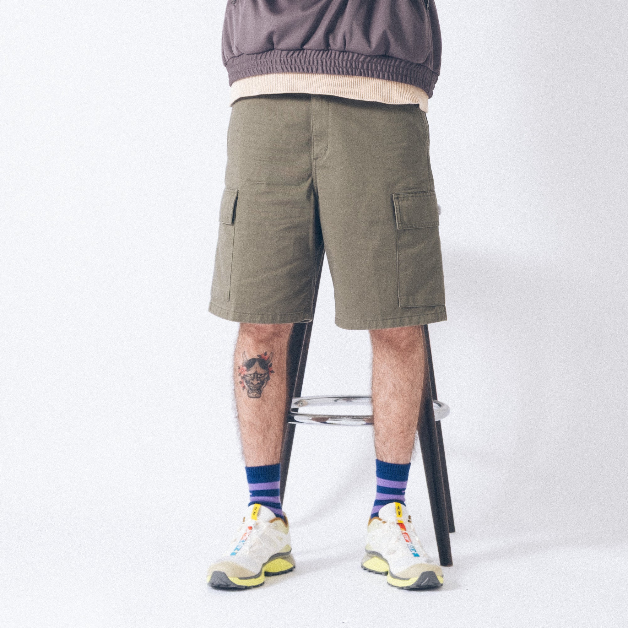 Carhartt WIP Kade Cargo Short - Leaf Stone Washed