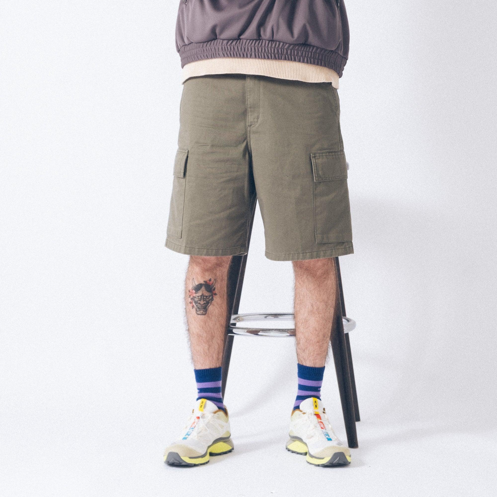 Carhartt WIP Kade Cargo Short - Leaf Stone Washed