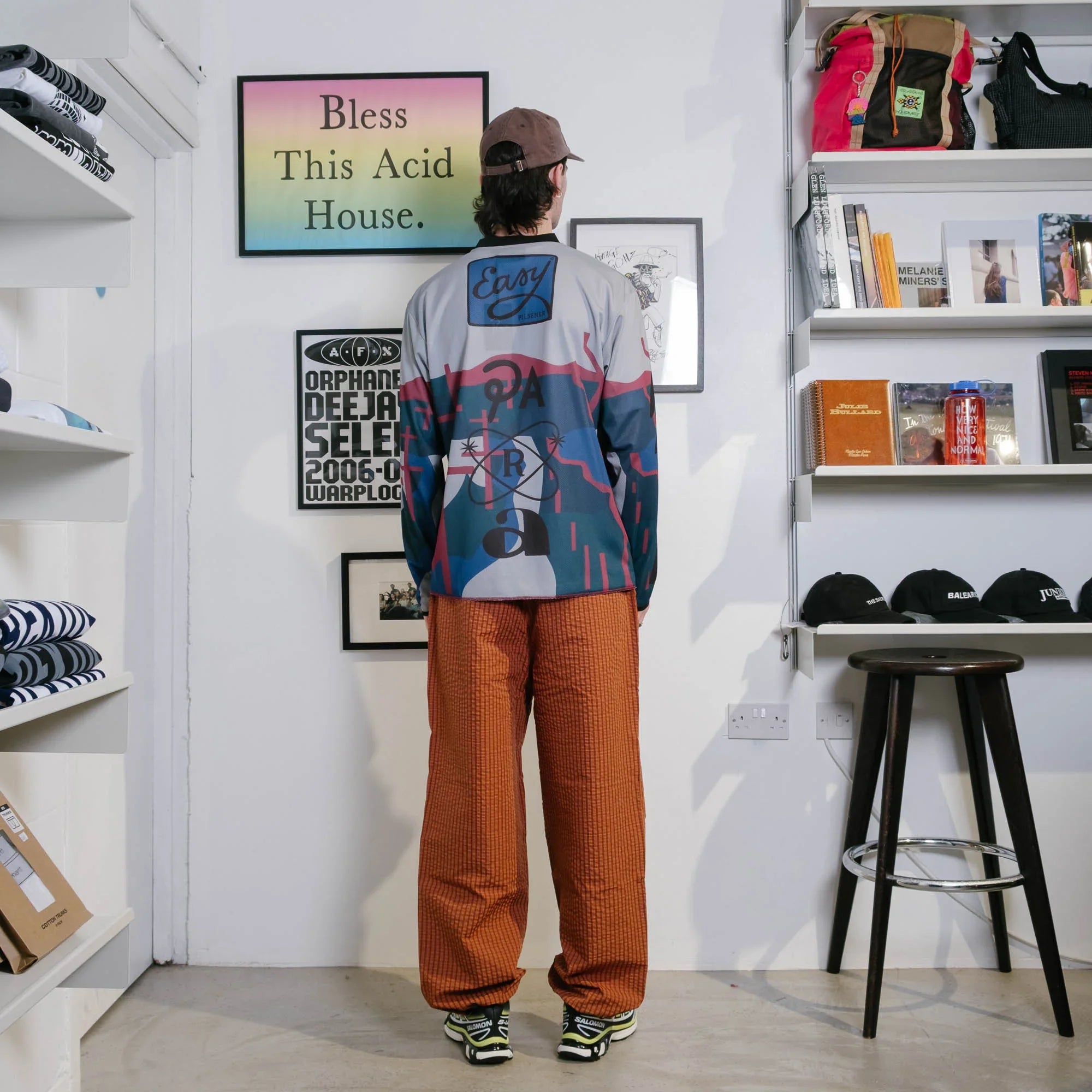 Gramicci Northside Plaid Pant - Brick