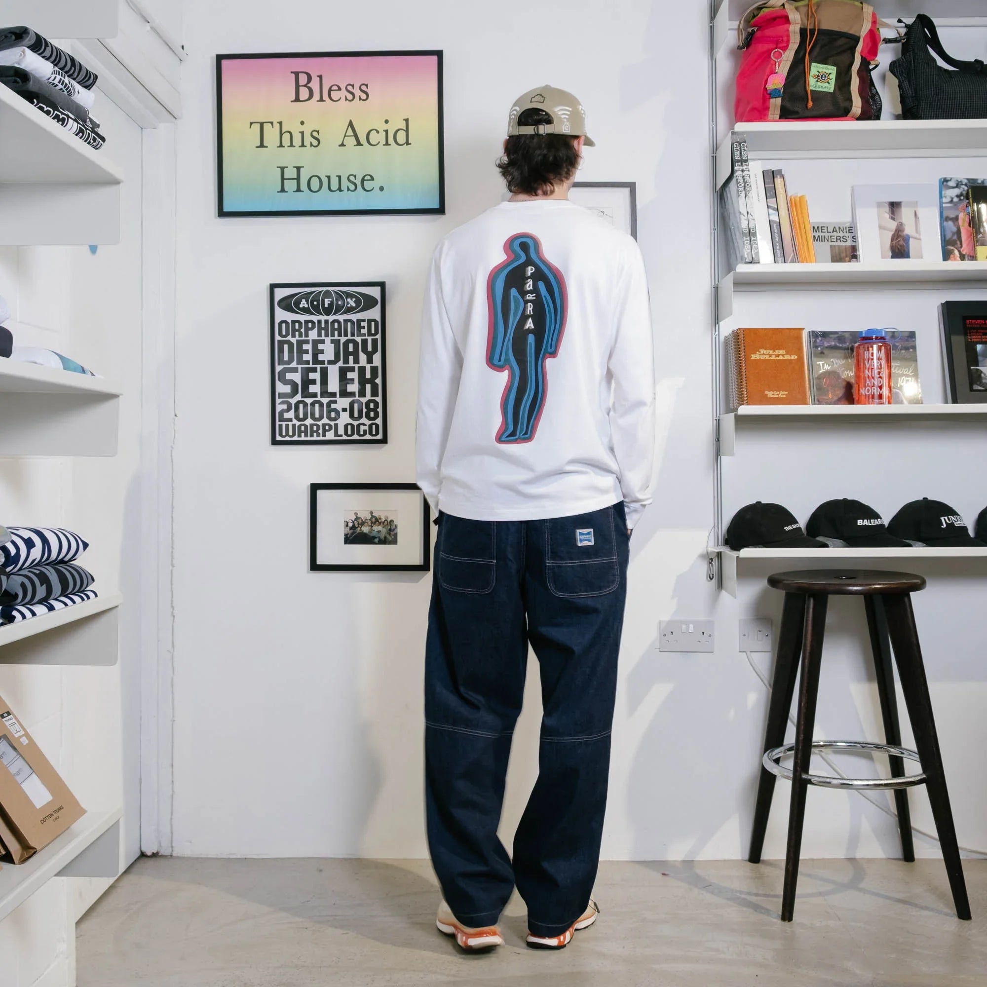 By Parra The Hotel Long Sleeve T-Shirt - White