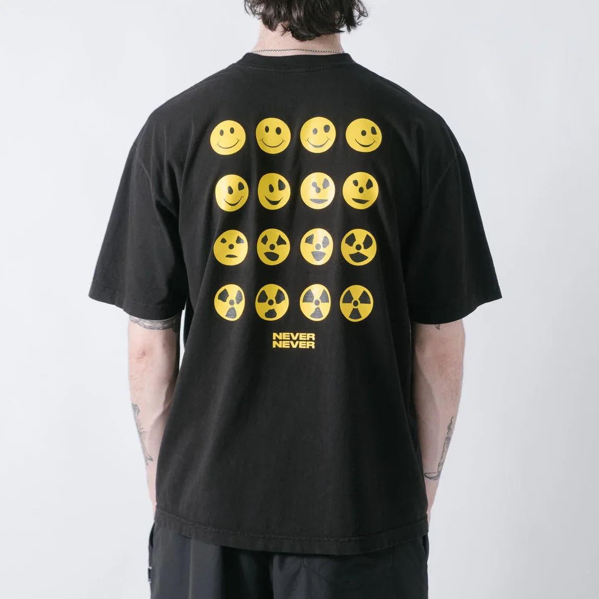 Never Never Radioactivity Tee - Black