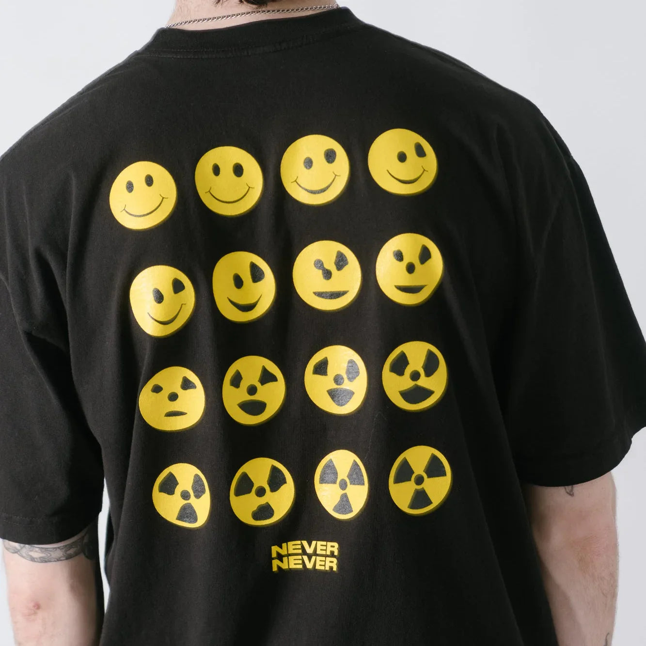 Never Never Radioactivity Tee - Black