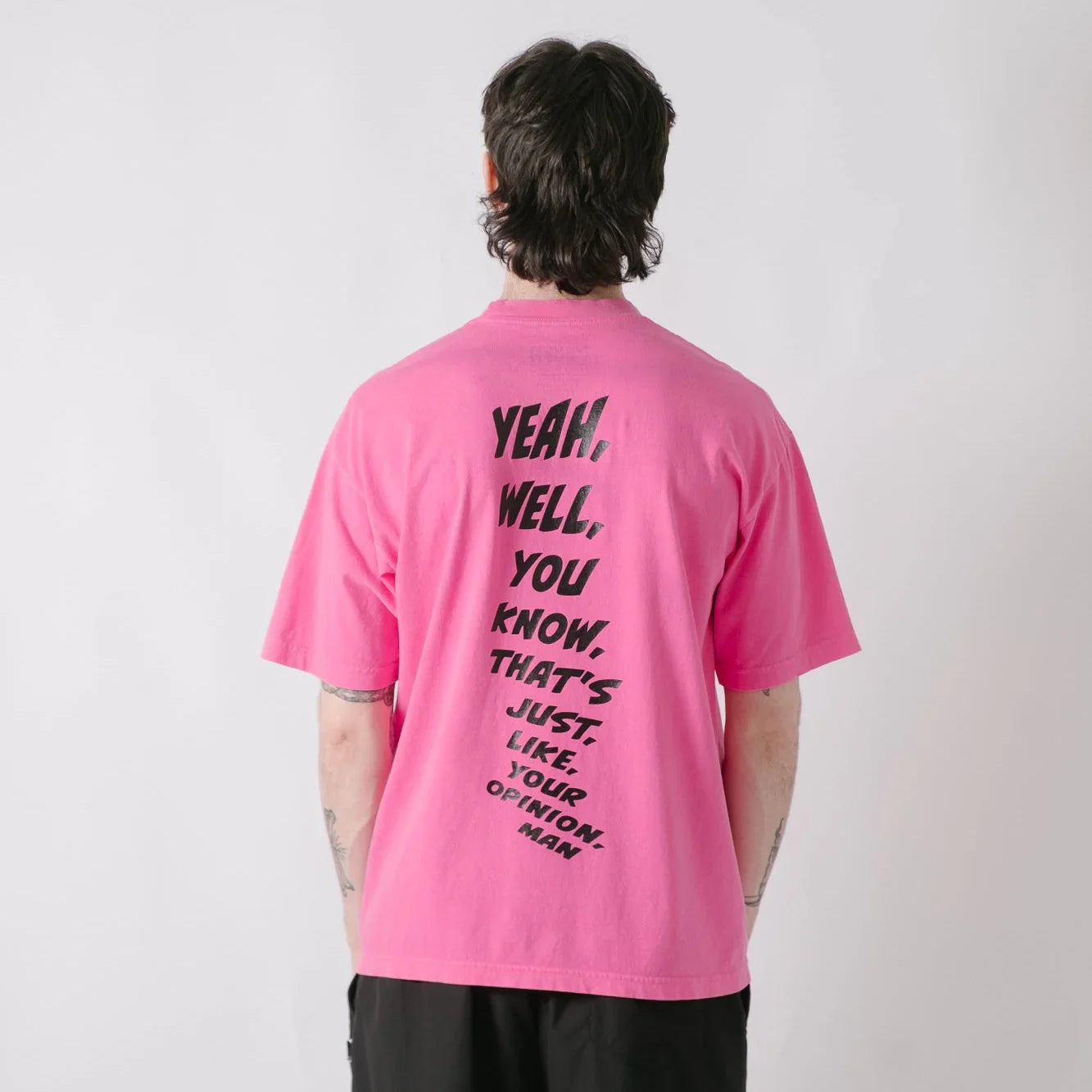 Never Never The Dude Tee - Lotus Pink