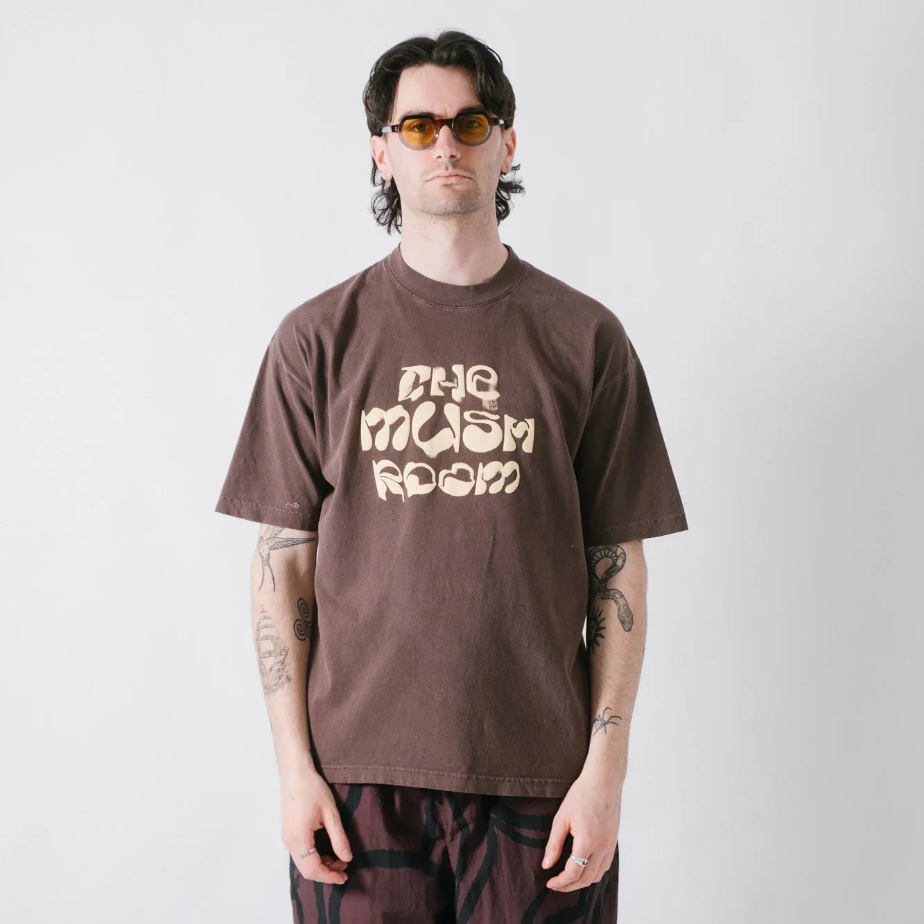 Never Never The Mush Room Tee - Brown