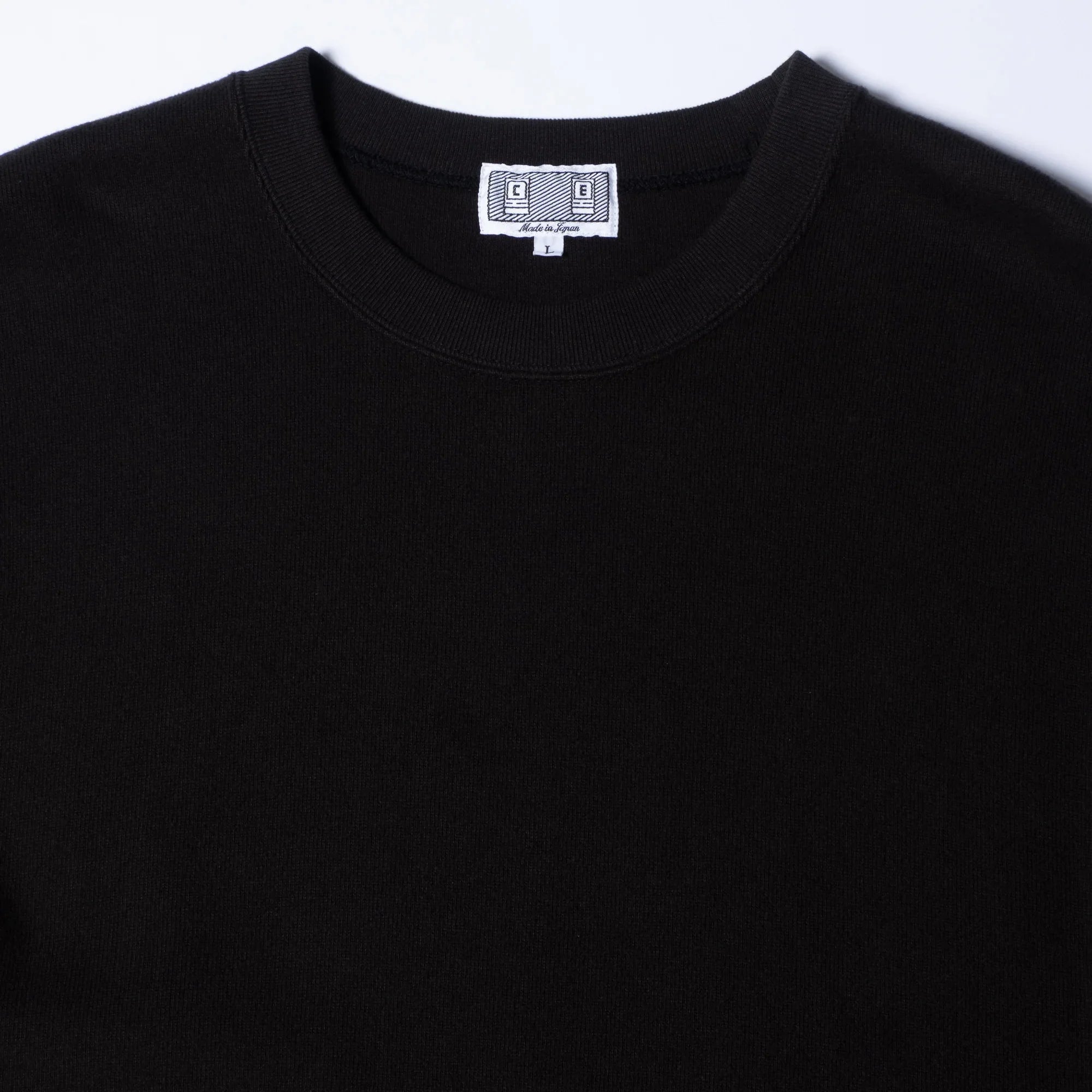 Cav Empt Side Seam DBL Knit Long Sleeve Top - Black