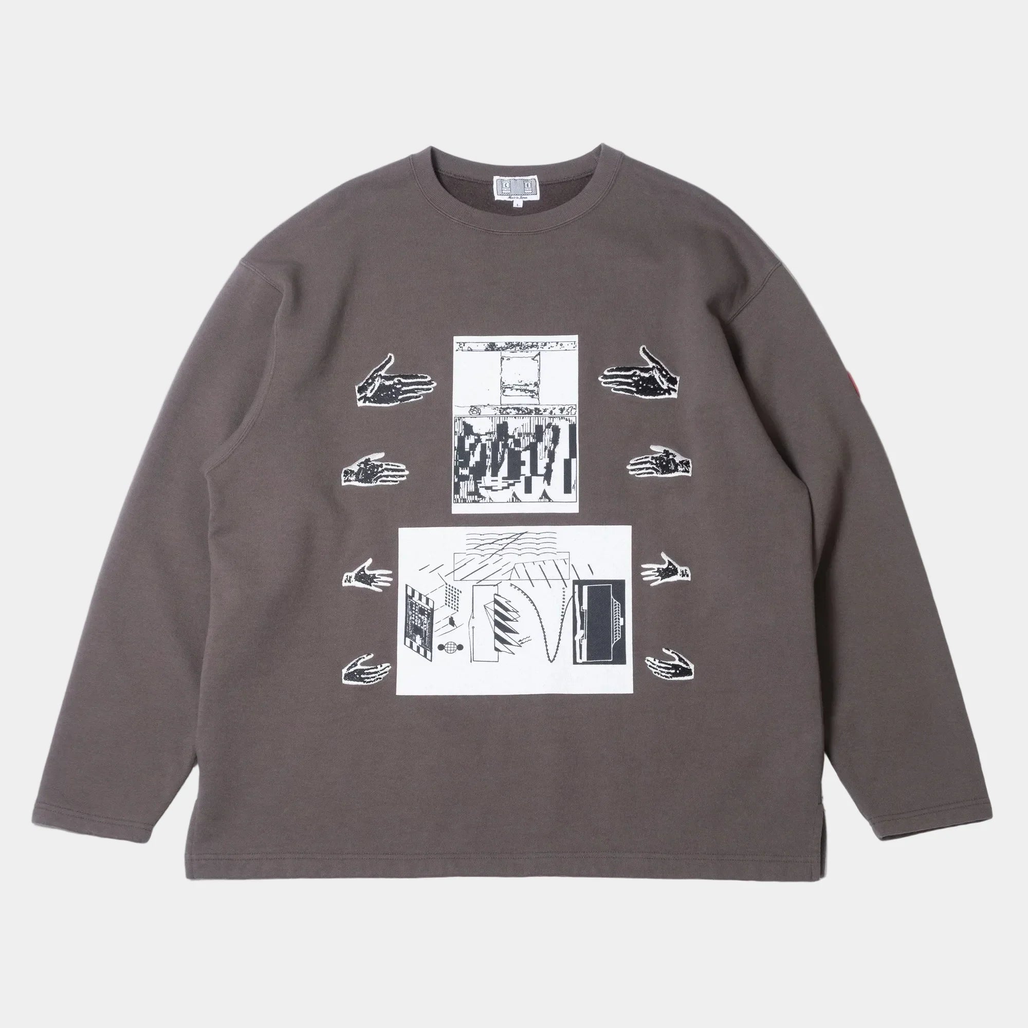 Cav Empt FK ExpDwp Long leeve Top - Charcoal