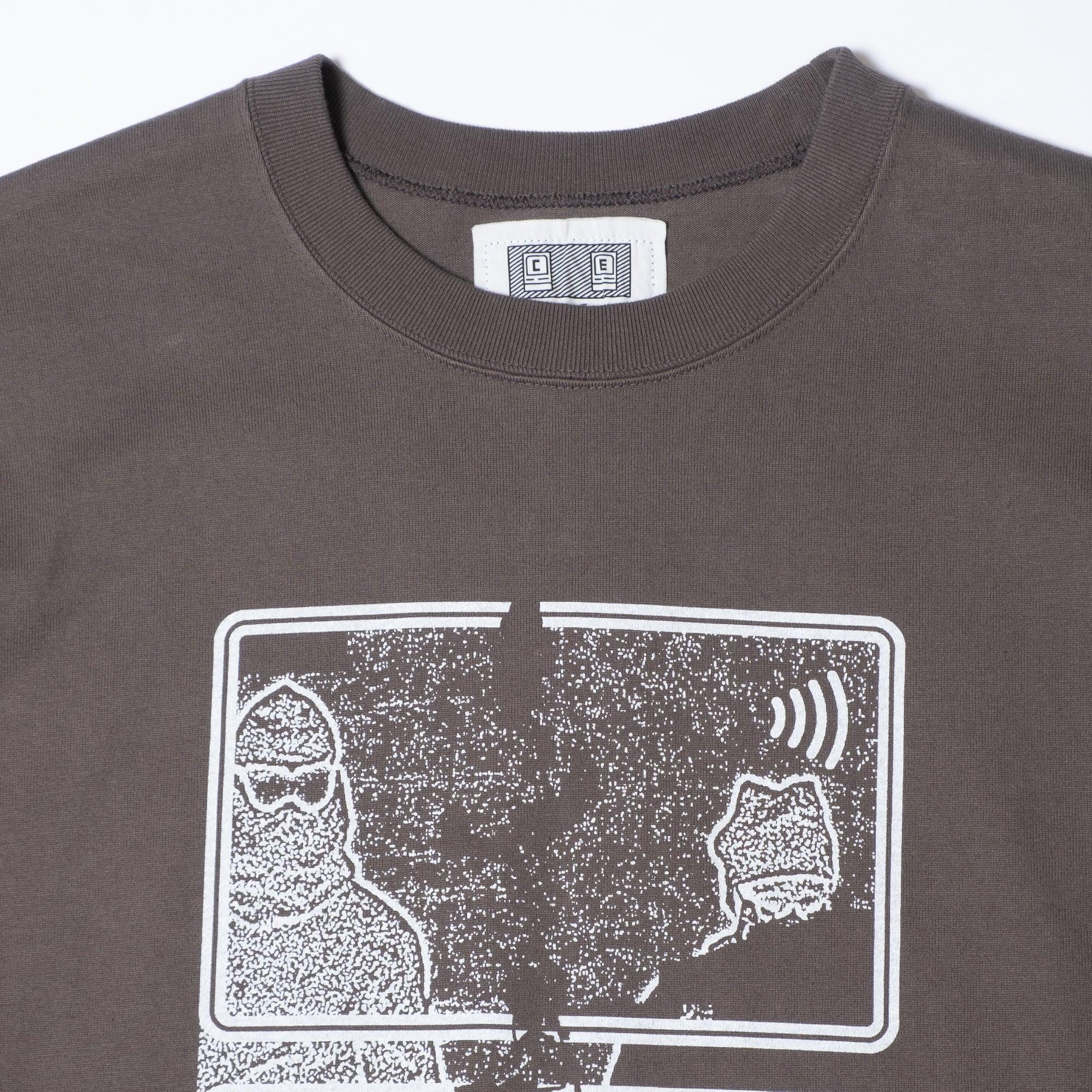 Cav Empt MD Clean Room LIGHT BIG Crew Neck Sweatshirt - Charcoal