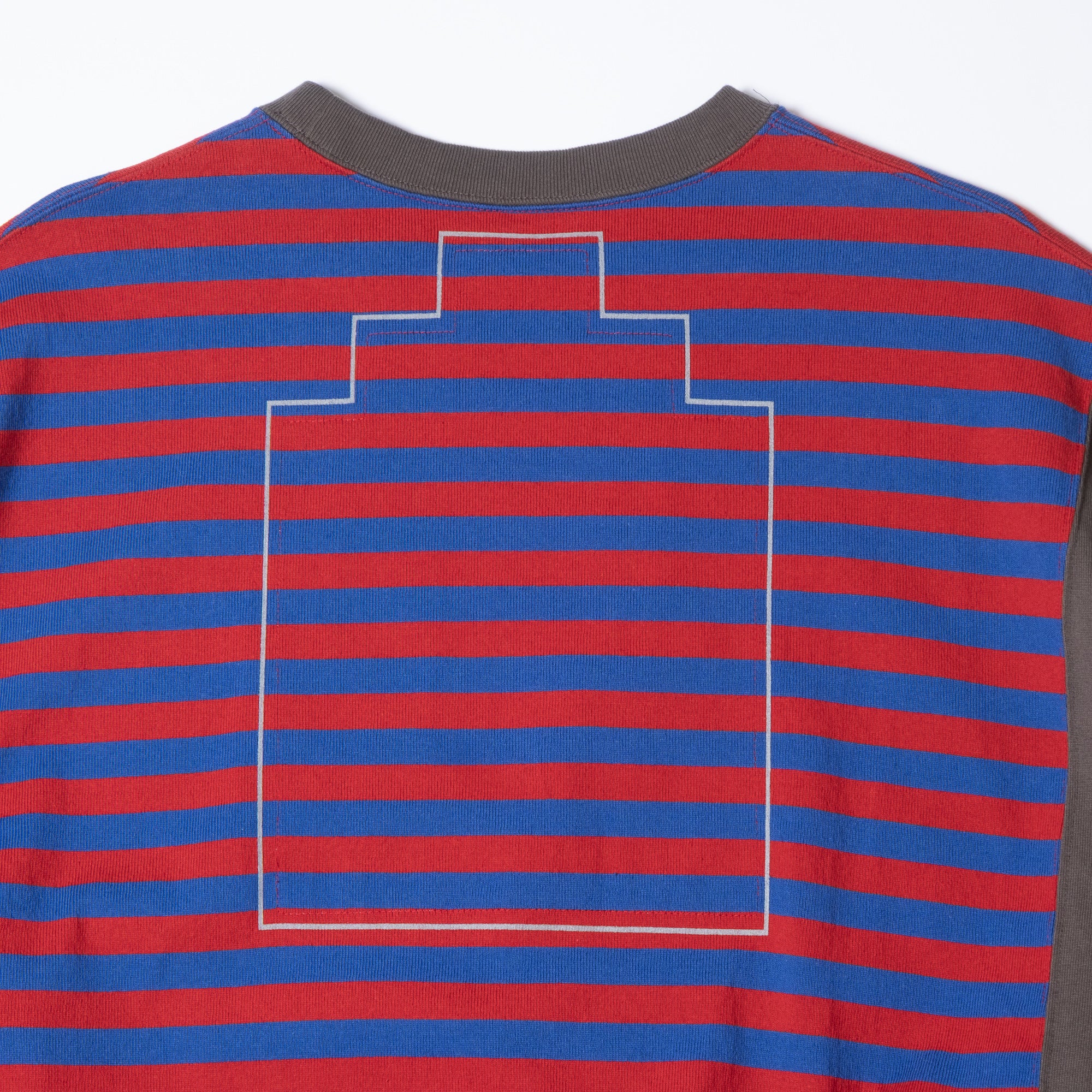 Cav Empt Side Colour Stripe Light Crew Neck Sweatshirt - Red
