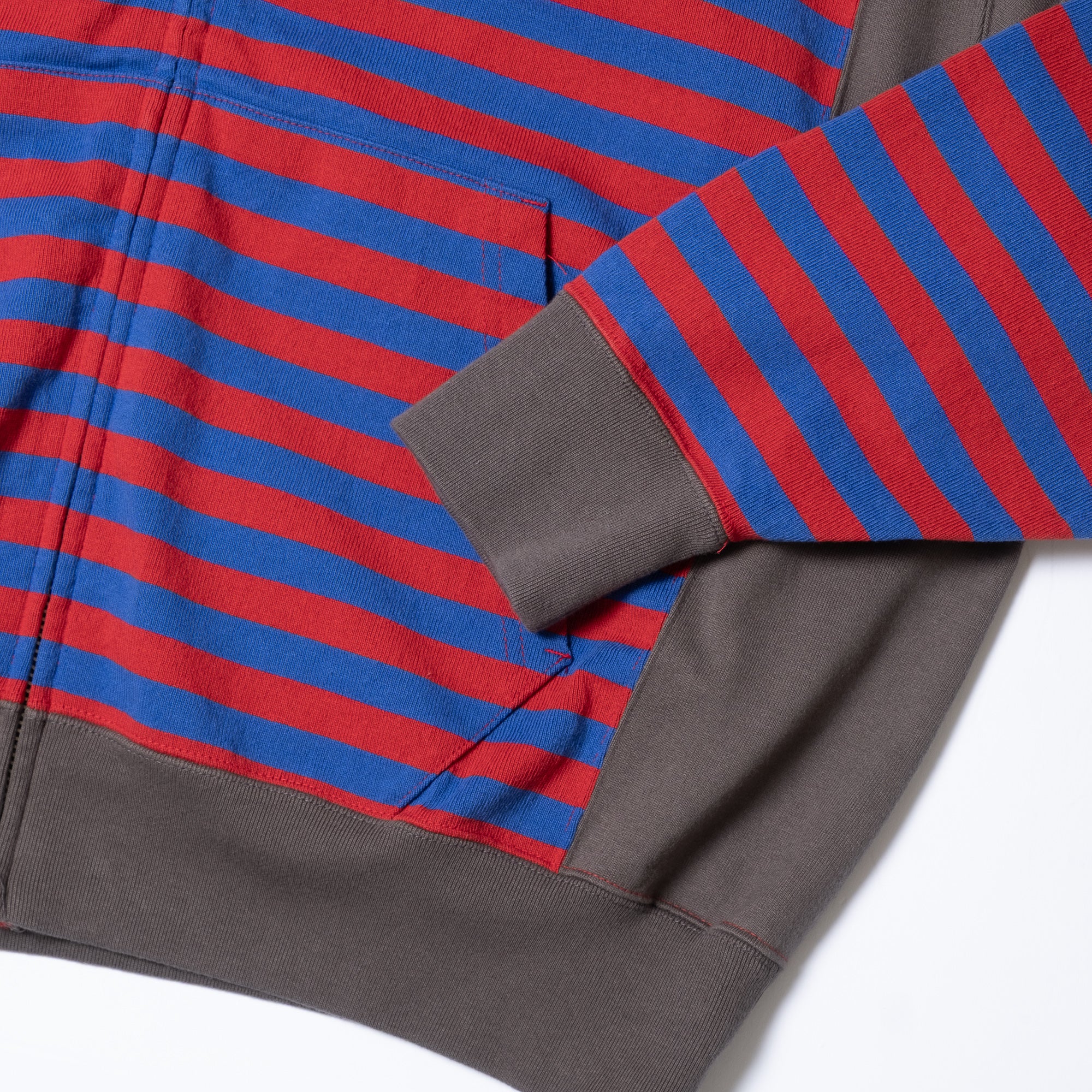 Cav Empt Side Colour Stripe Light Zip Hoody - Red
