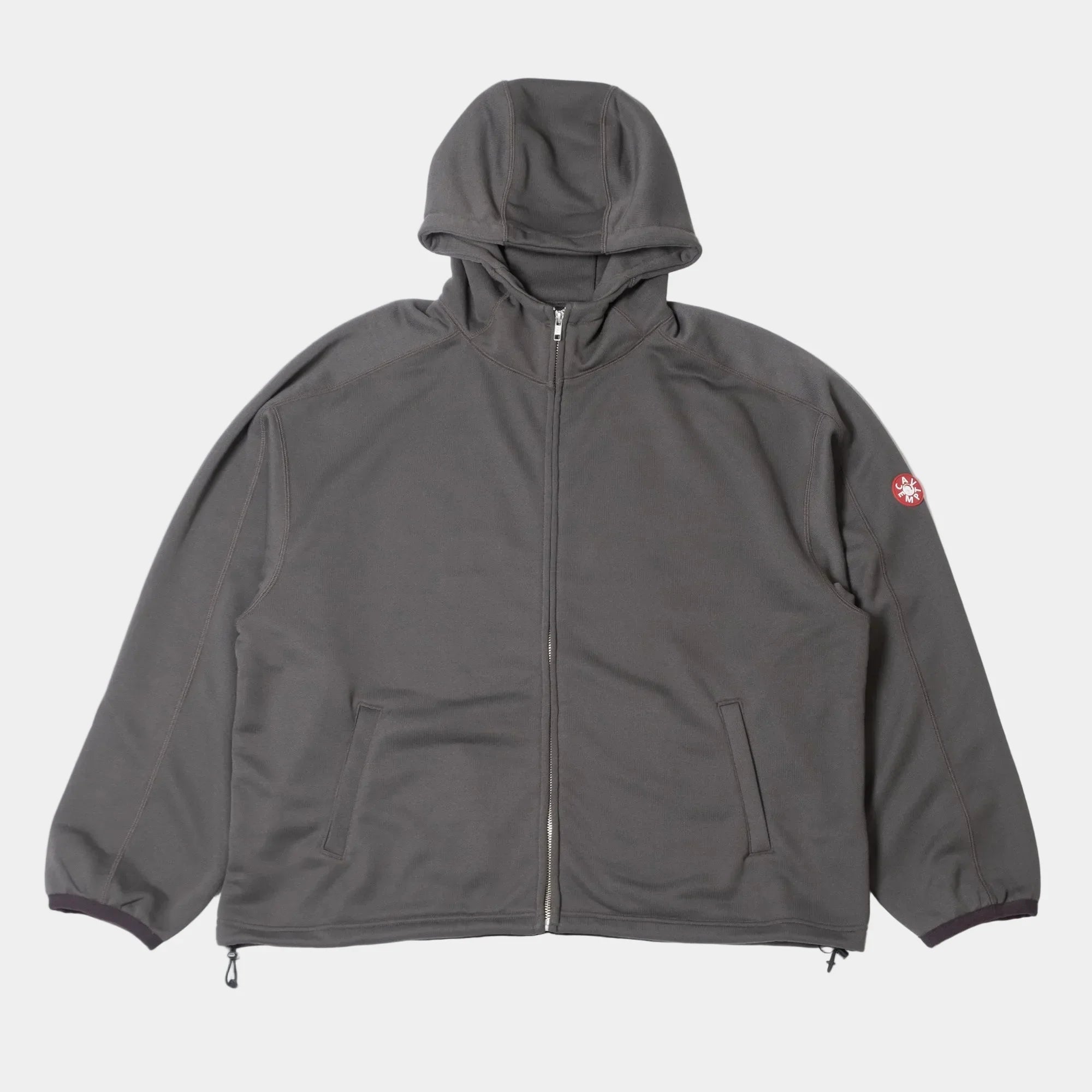 Cav Empt PE Jersey Zip Hoody - Charcoal