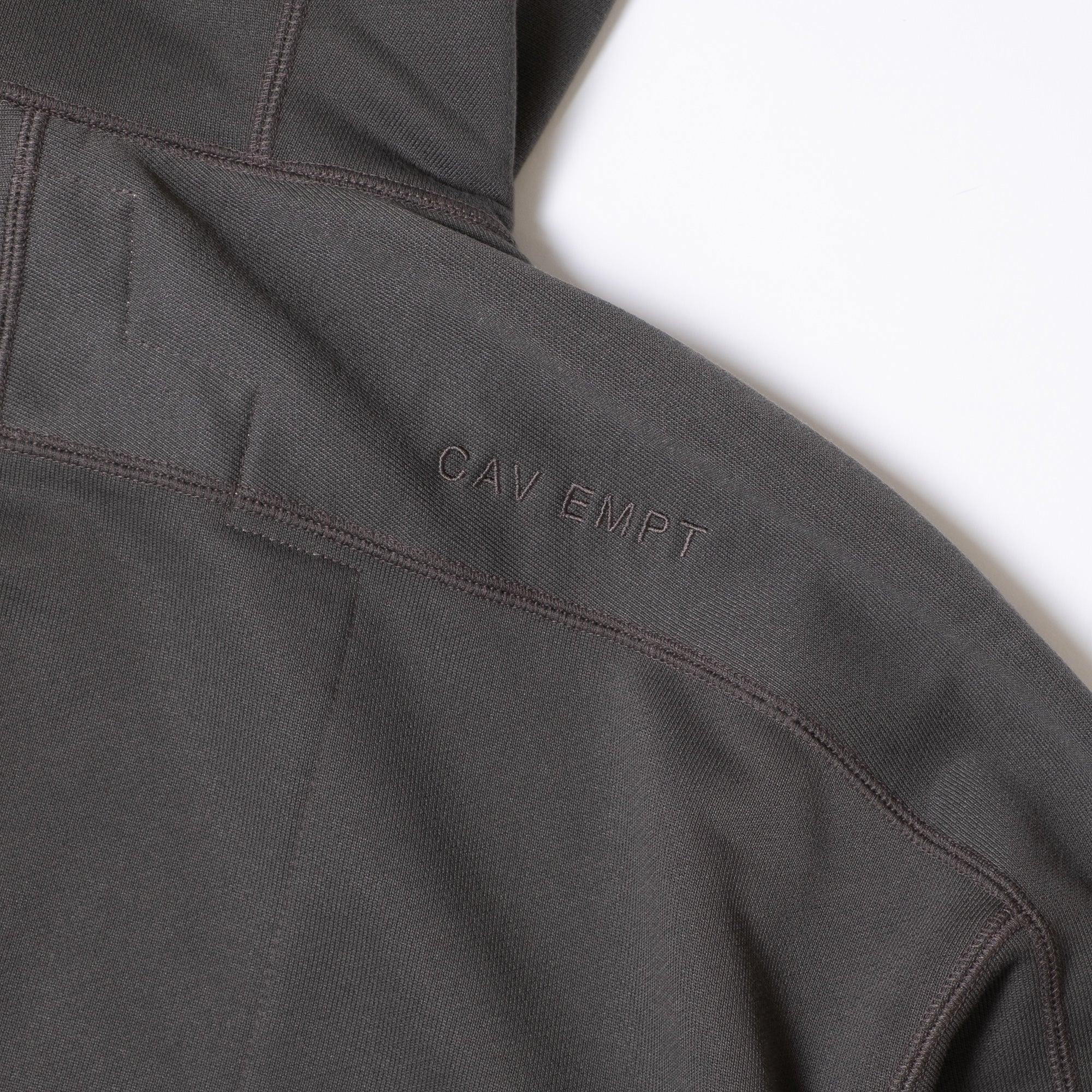 Cav Empt PE Jersey Zip Hoody - Charcoal