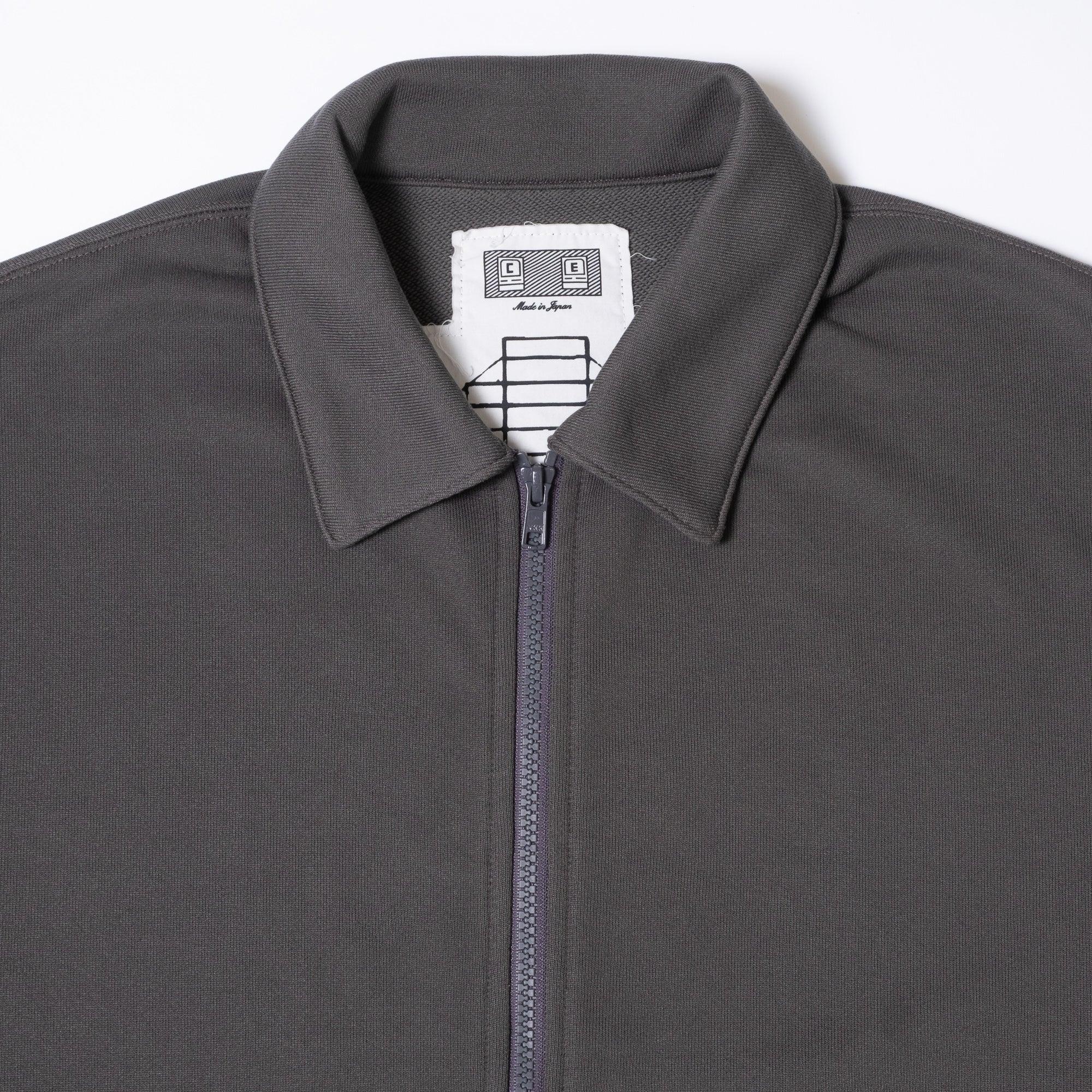 Cav Empt PE Jersey Collared Zip Up - Charcoal