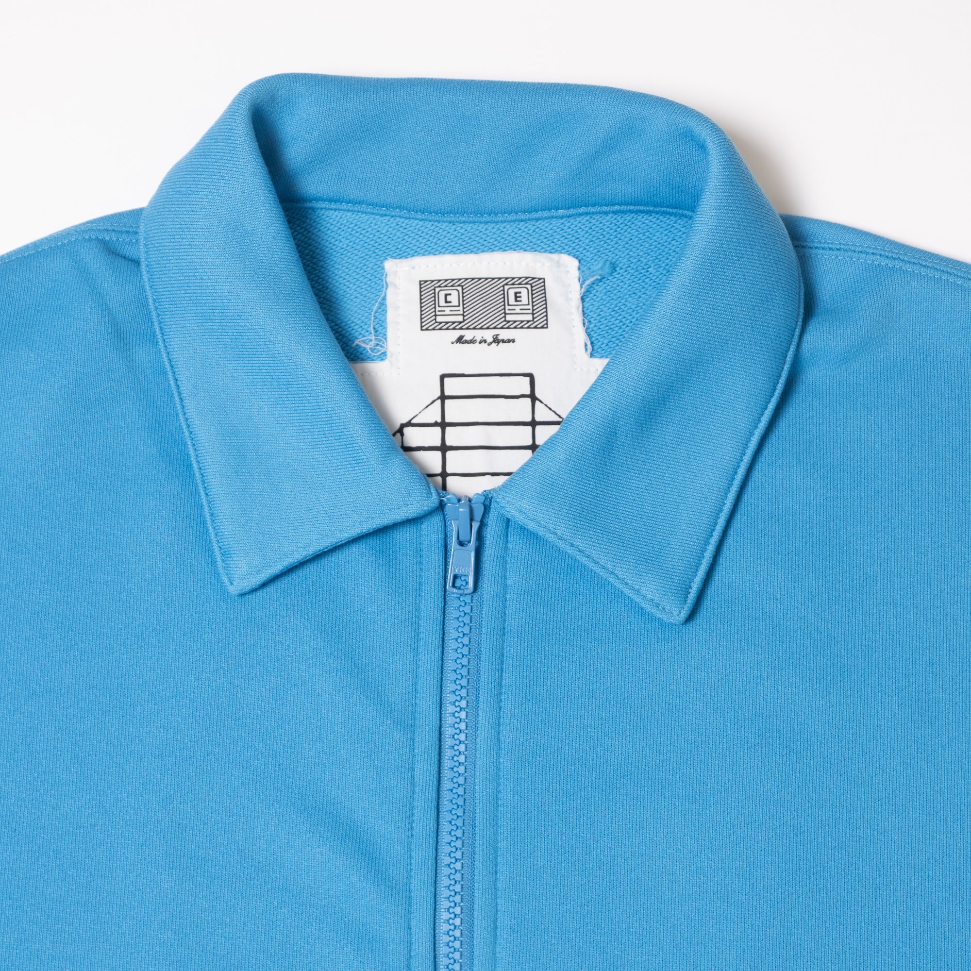 Cav Empt PE Jersey Collared Zip Up - Blue