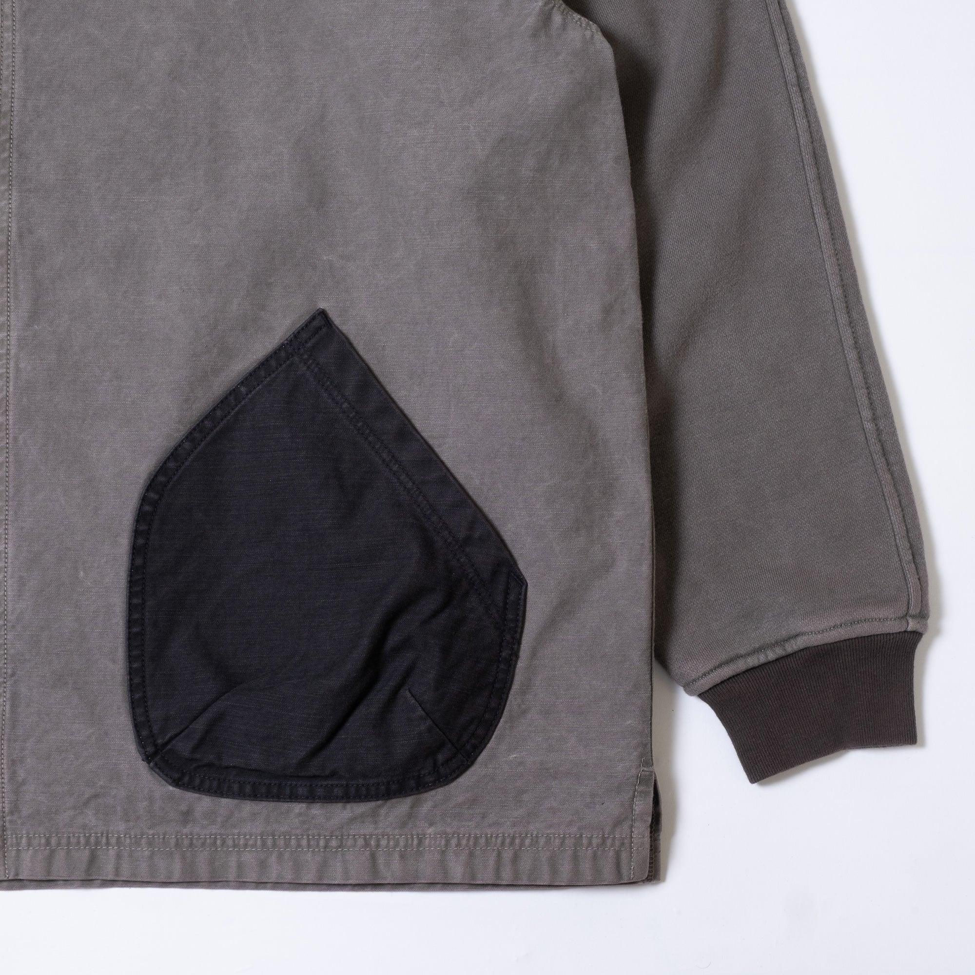 Cav Empt Overdye Jersey Sleeve Zip Jacket - Khaki