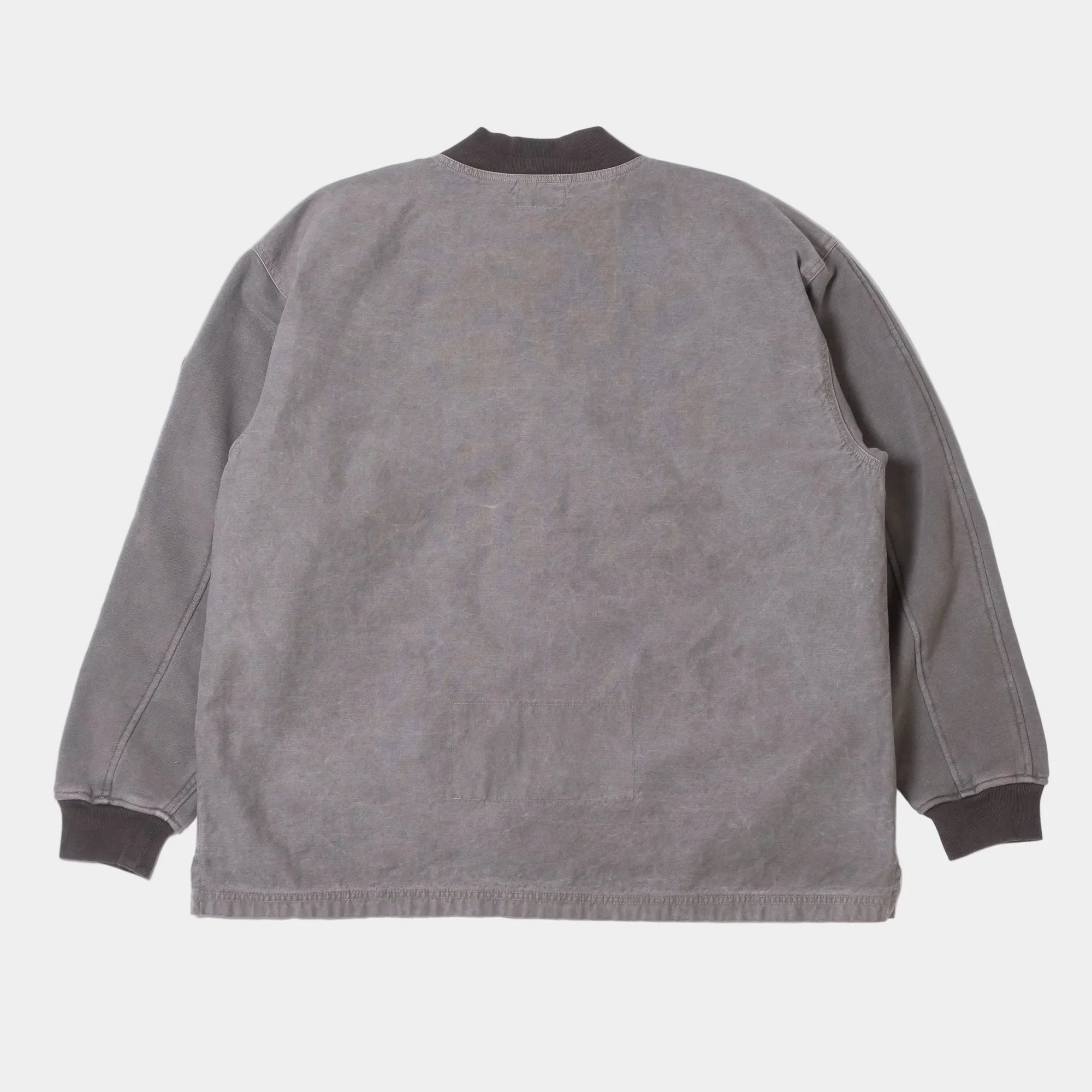 Cav Empt Overdye Jersey Sleeve Zip Jacket - Khaki