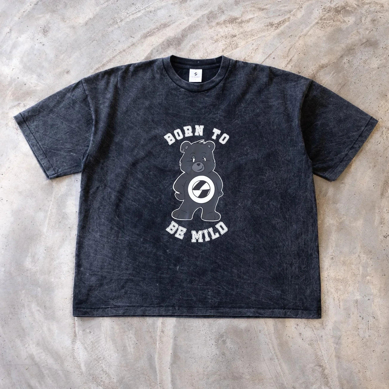The Salvages Born To Be Mild Bear T-Shirt - Vintage Black