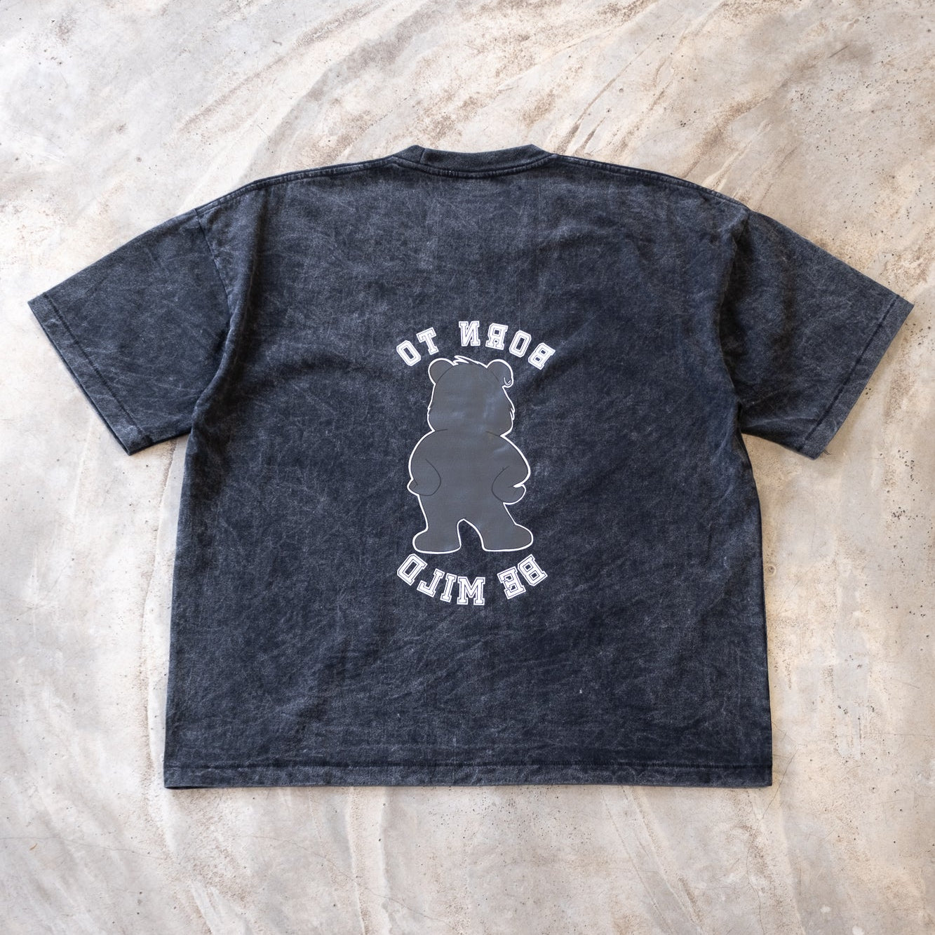 The Salvages Born To Be Mild Bear T-Shirt - Vintage Black