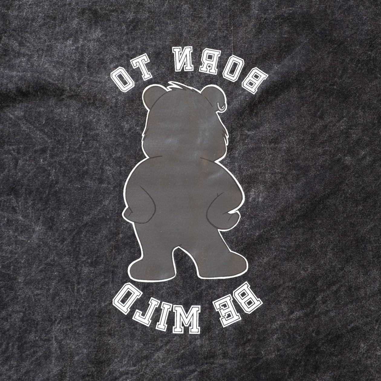 The Salvages Born To Be Mild Bear T-Shirt - Vintage Black