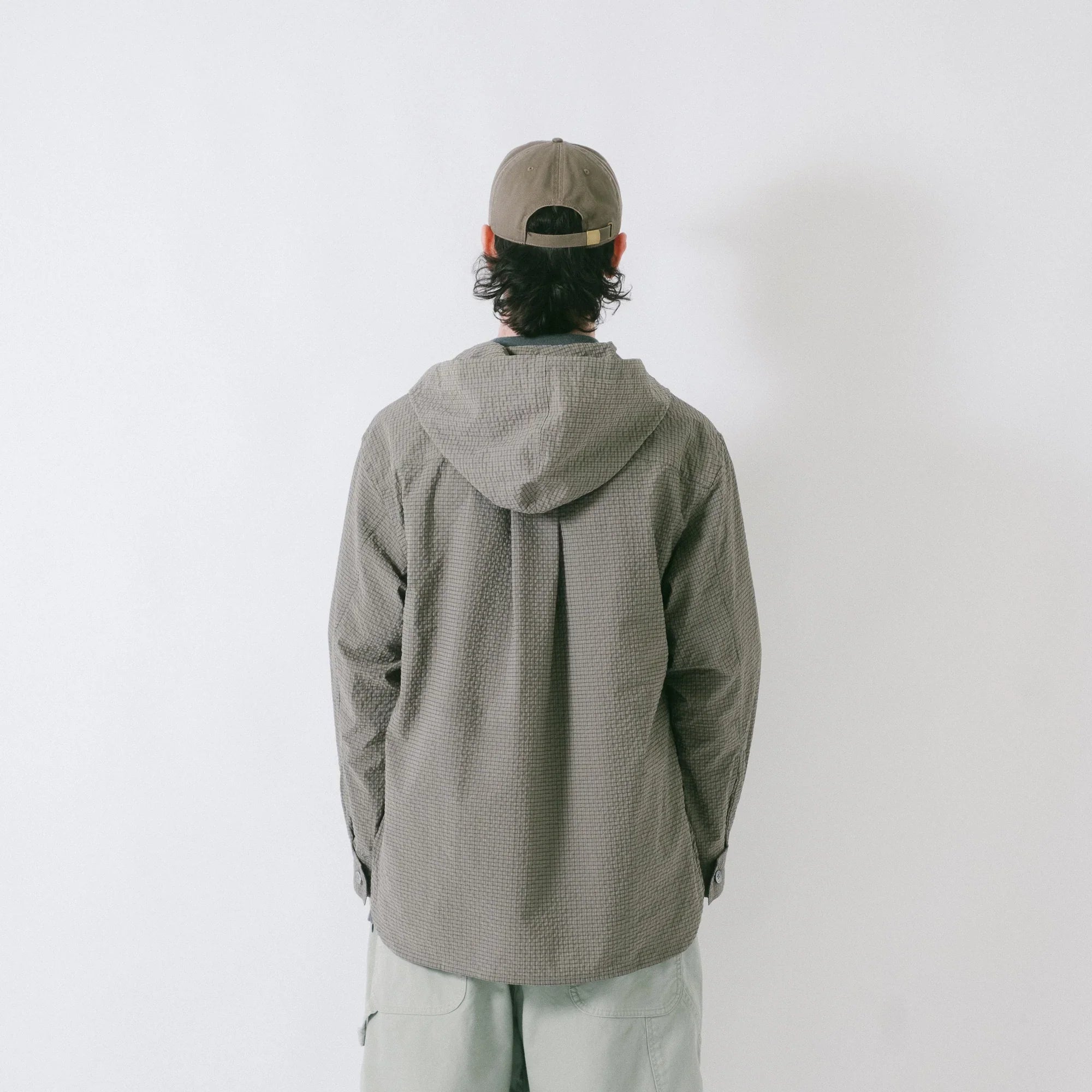 is-ness Quick-Drying Hoodie Shirt - Charcoal