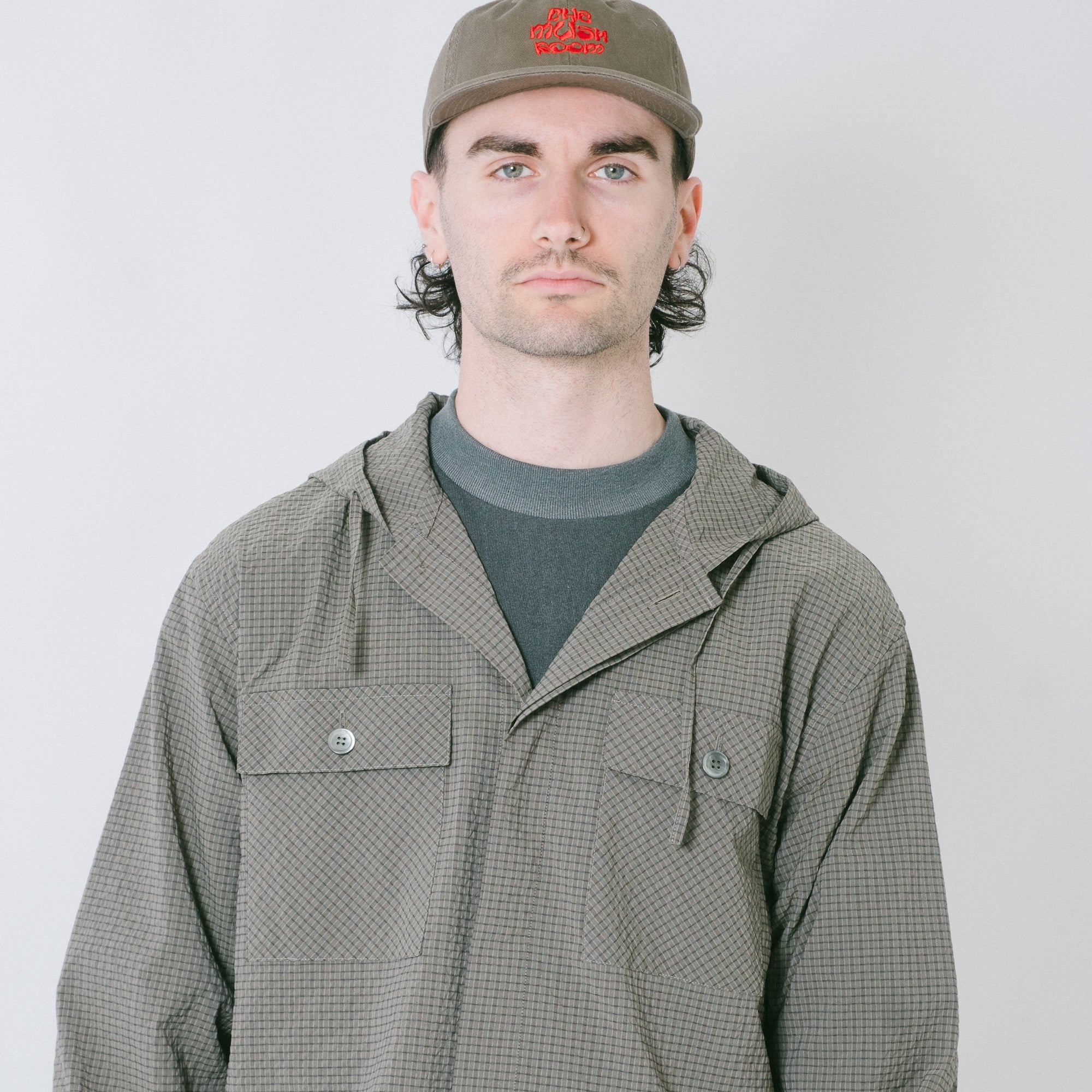 is-ness Quick-Drying Hoodie Shirt - Charcoal