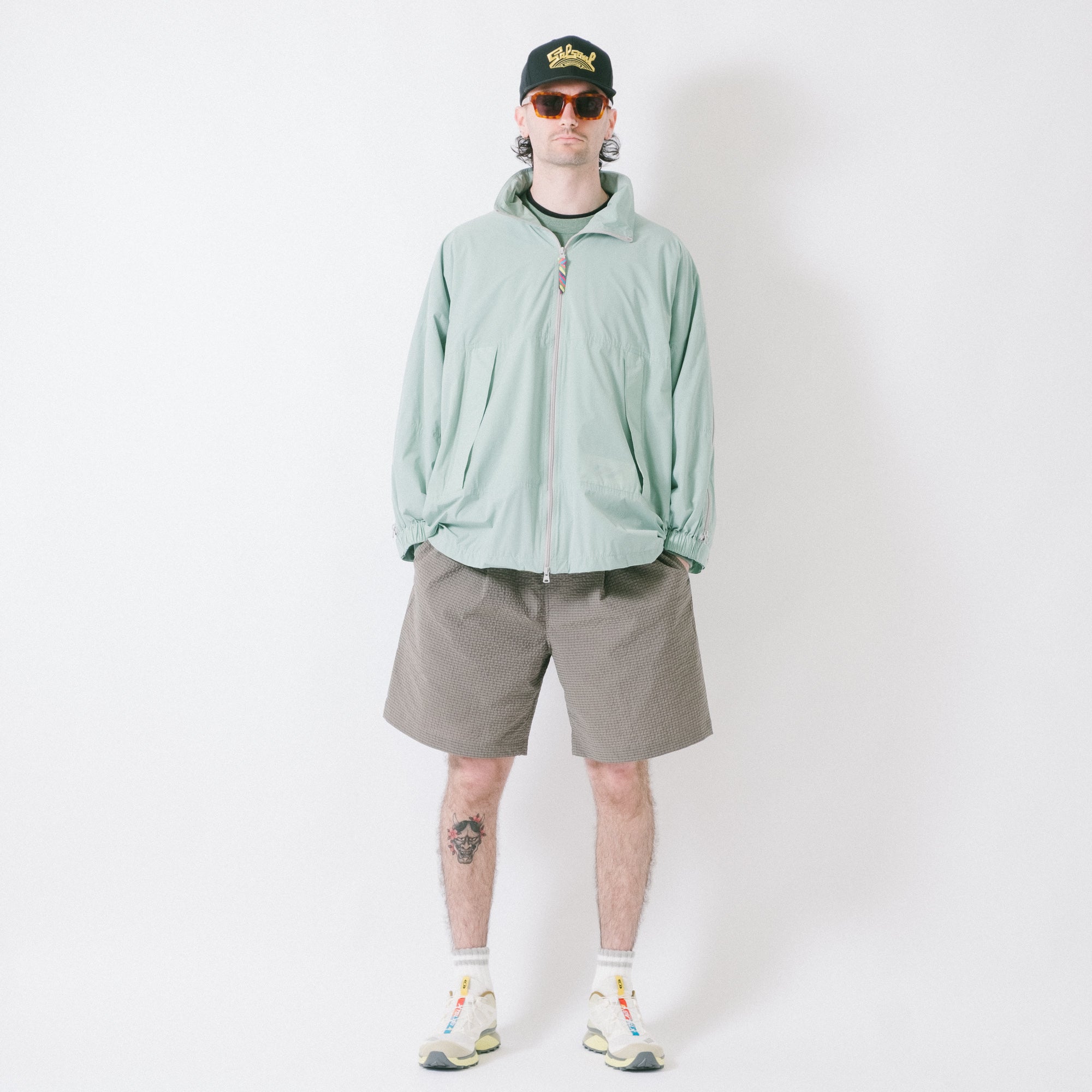 is-ness Technical Ventilation Coat - Mint