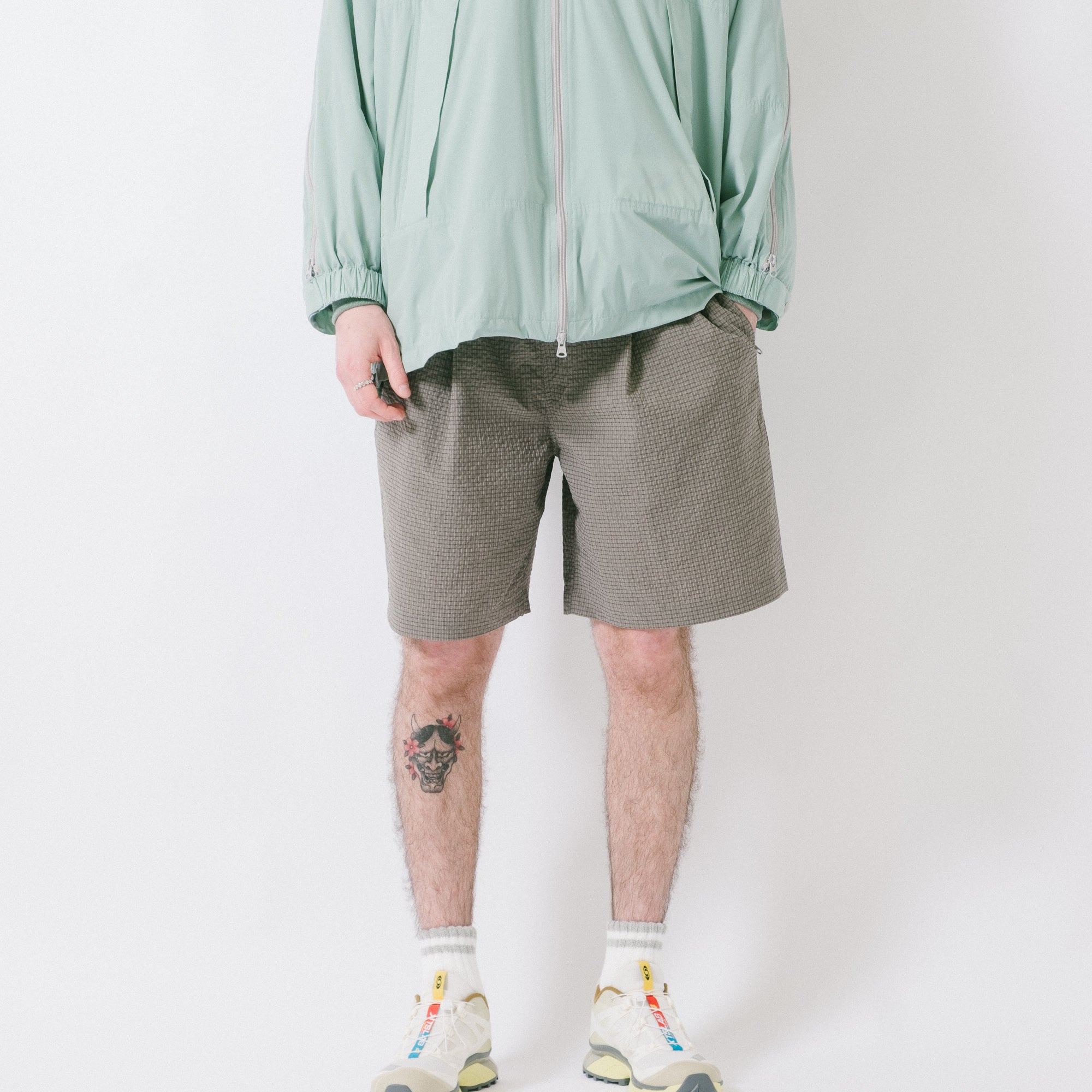 is-ness Quick Drying Shorts - Charcoal