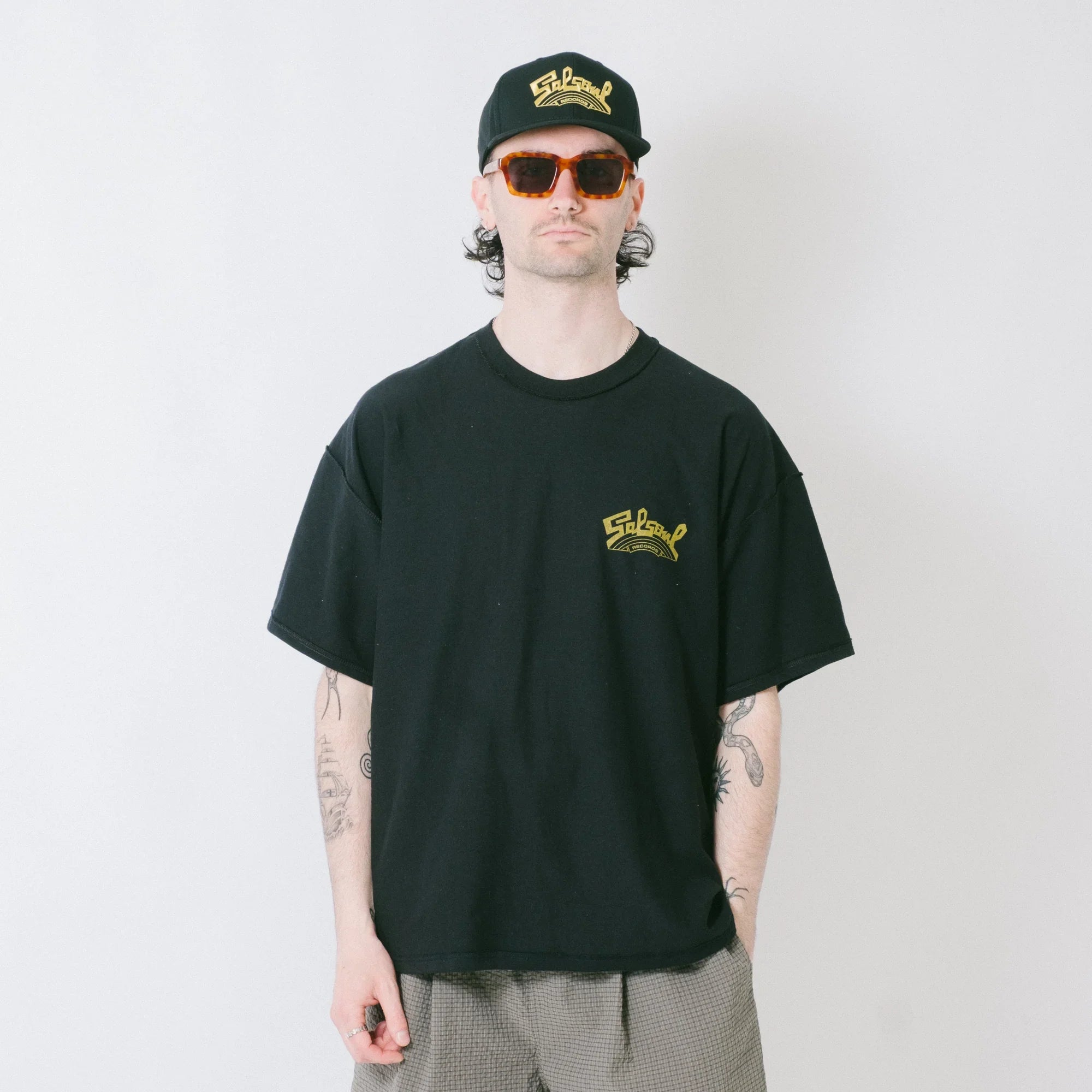 is-ness x SALSOUL Tee - Black
