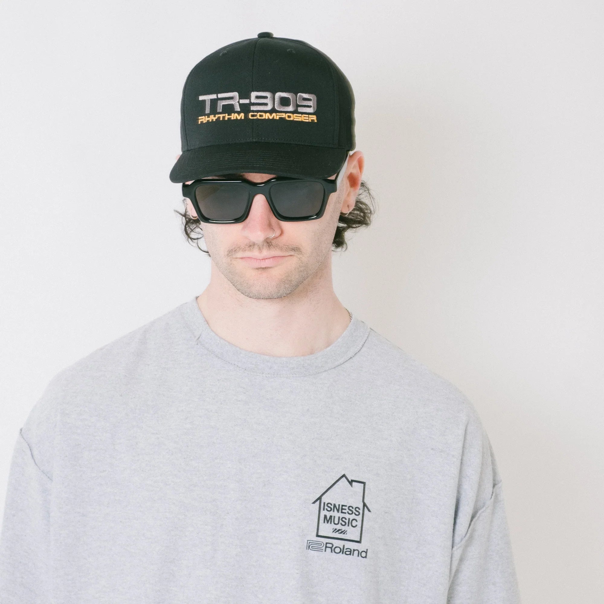 Is-ness x Roland TR-909 Cap - Black/Grey