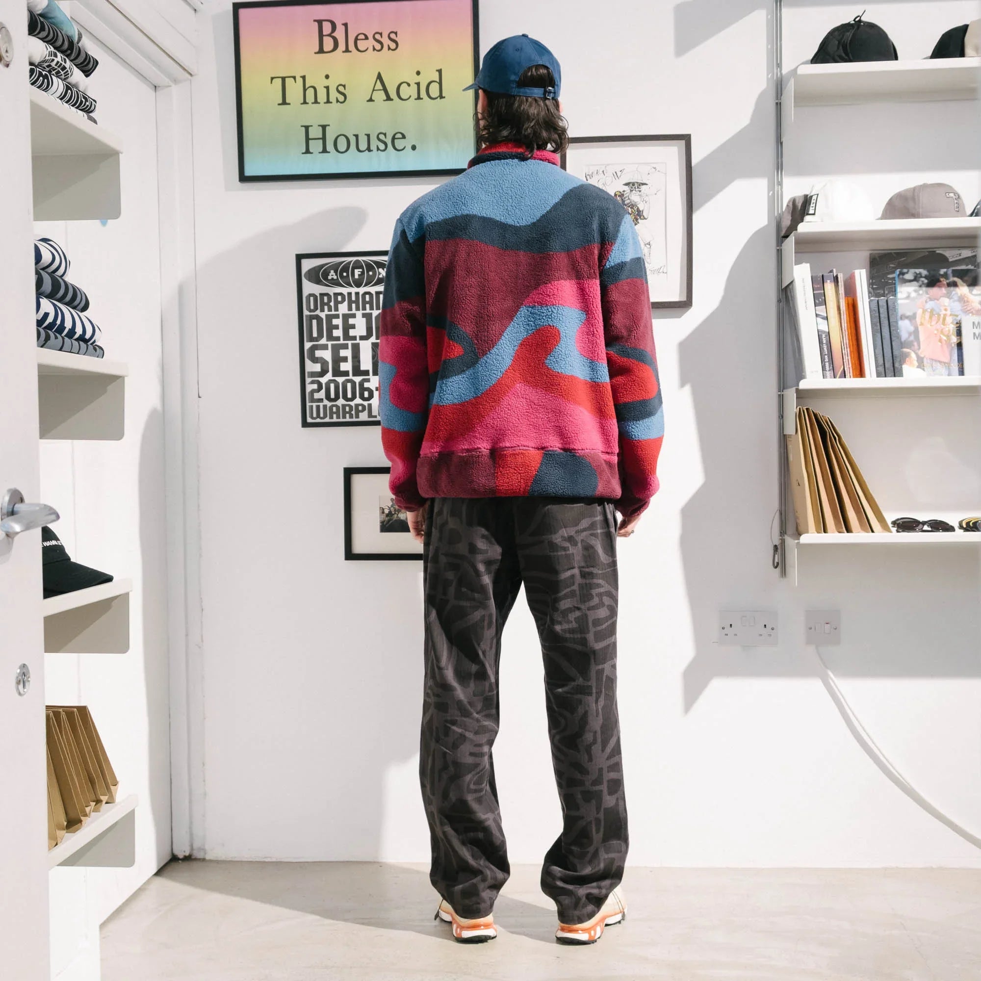 By Parra Full FTP Booster Polar Fleece Jacket - Red