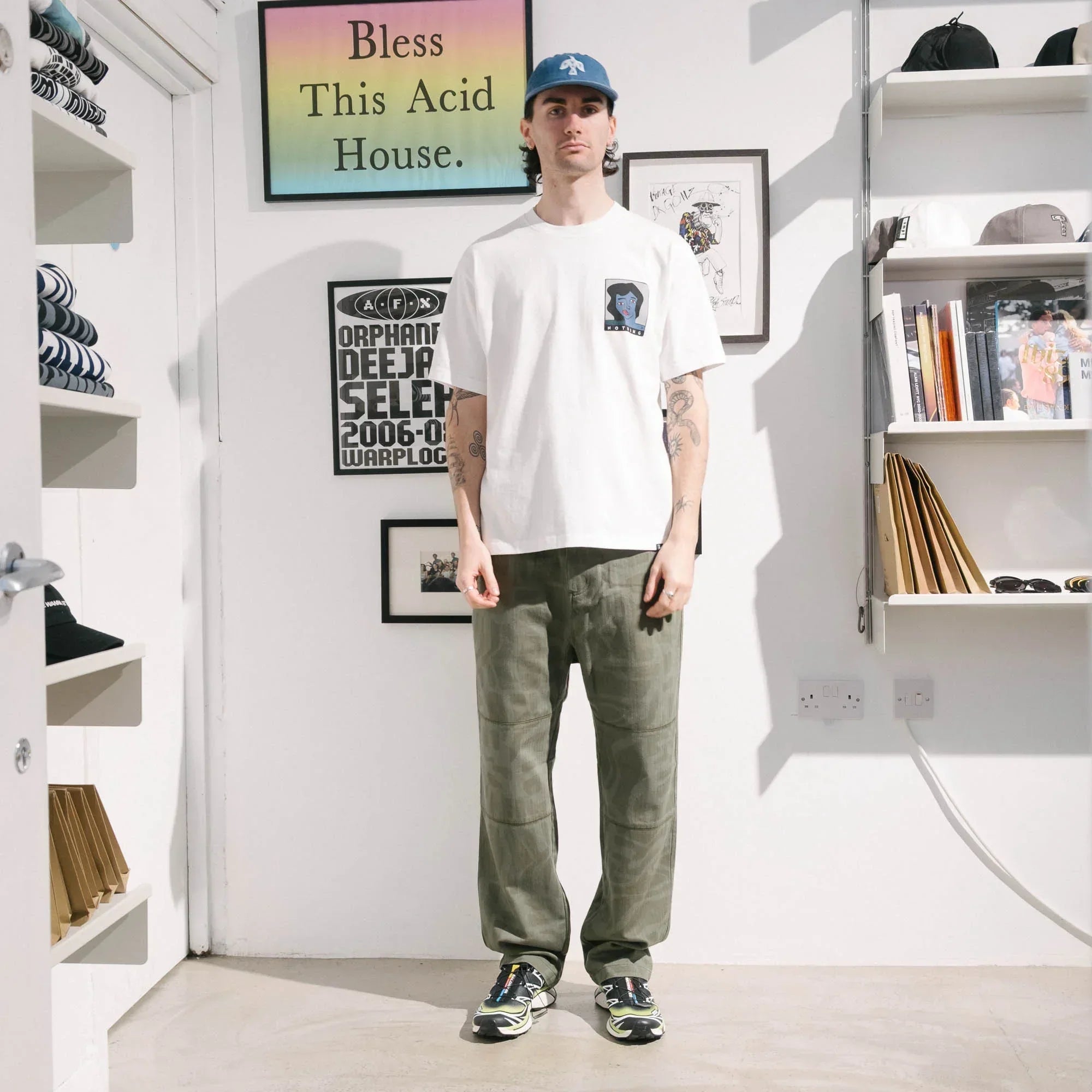 By Parra Broken FTP Pants - Green