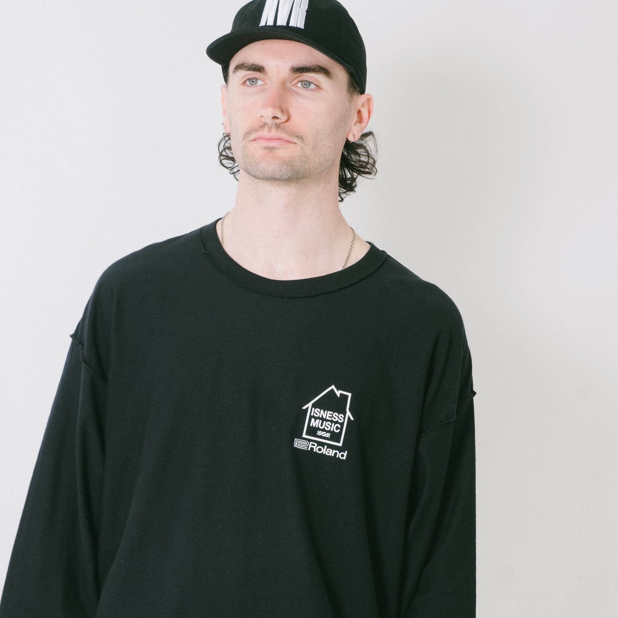 is-ness x Roland TR-909 LS Tee - Black