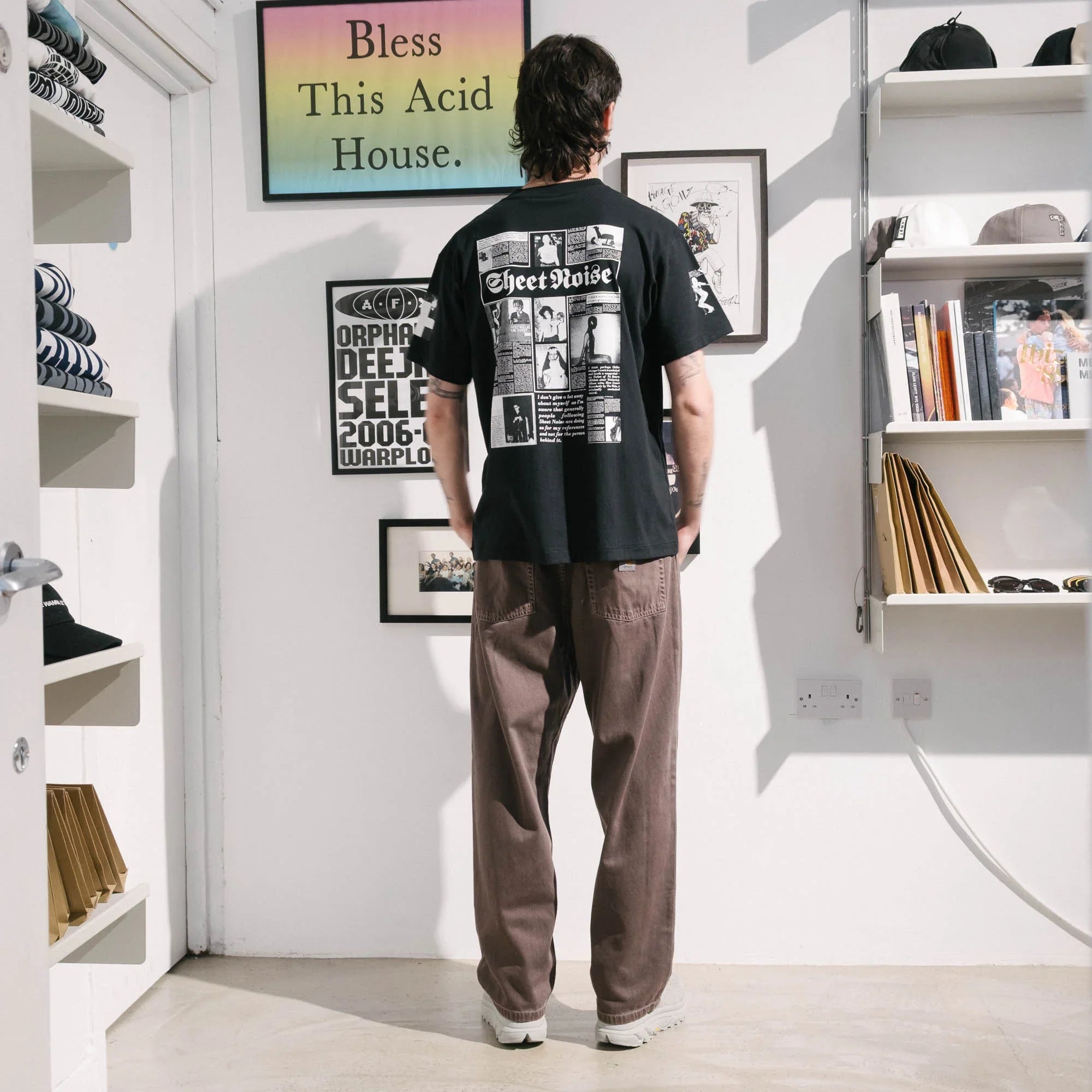 The Salvages No Particular Reason Sheet Noise T-Shirt - Black