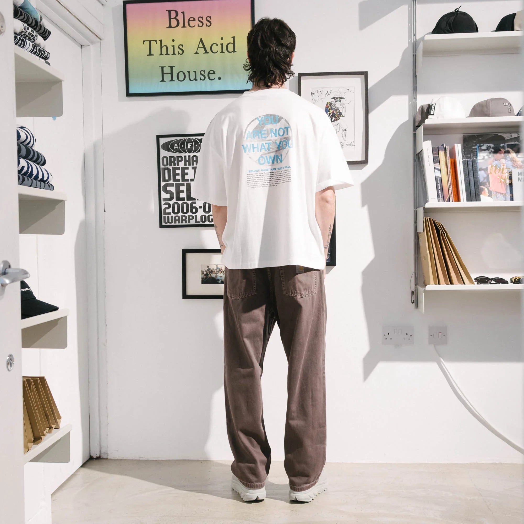 The Salvages x Teenage Angst Repeater OS T-Shirt - White