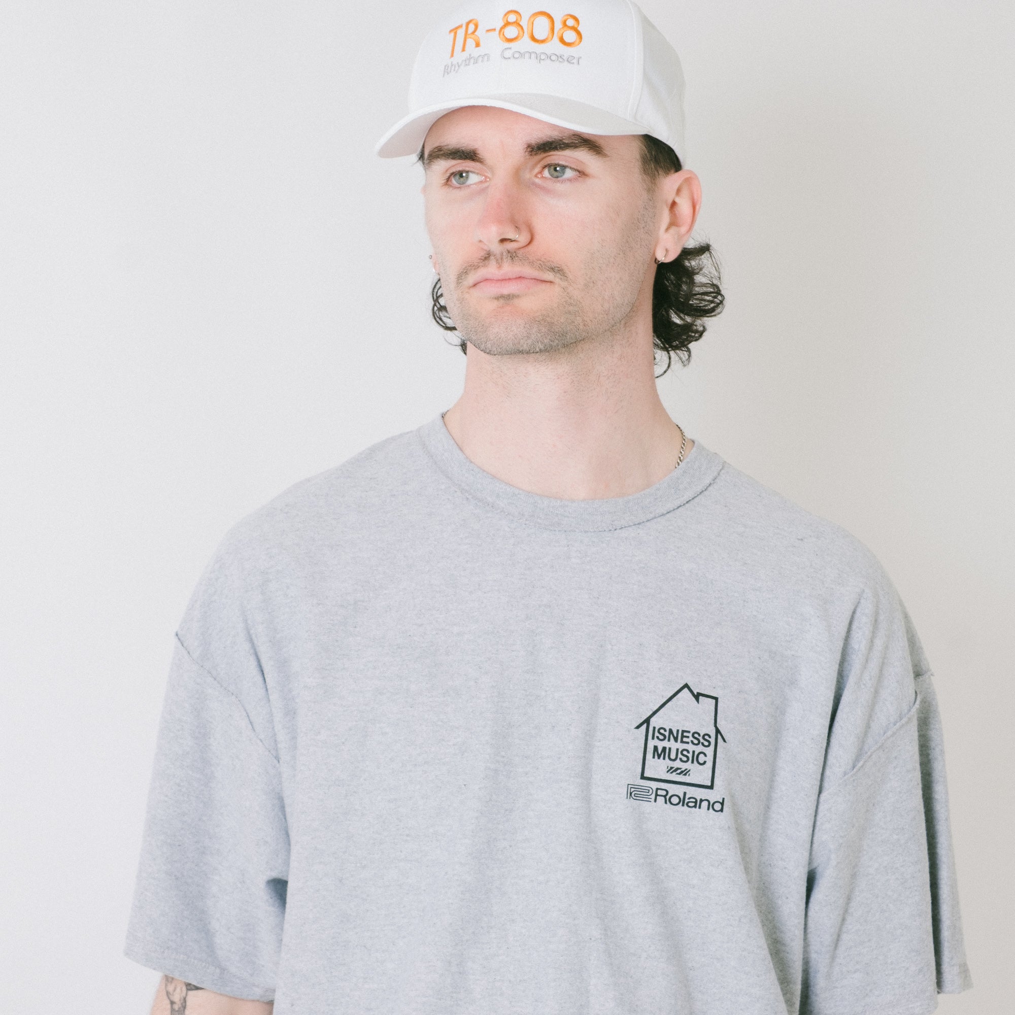 is-ness x Roland TR-808 Tee - Grey
