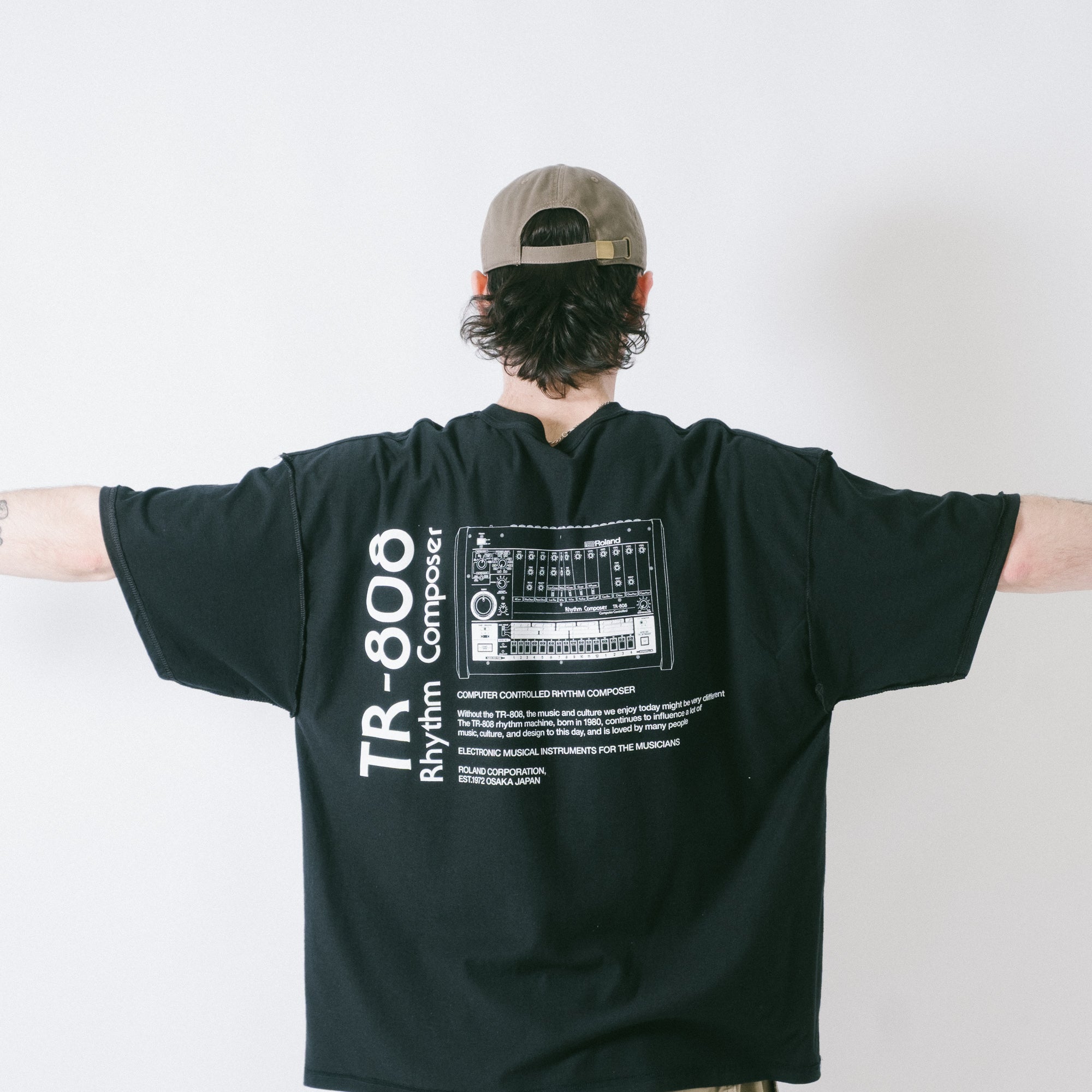 is-ness x Roland TR-808 Tee - Black