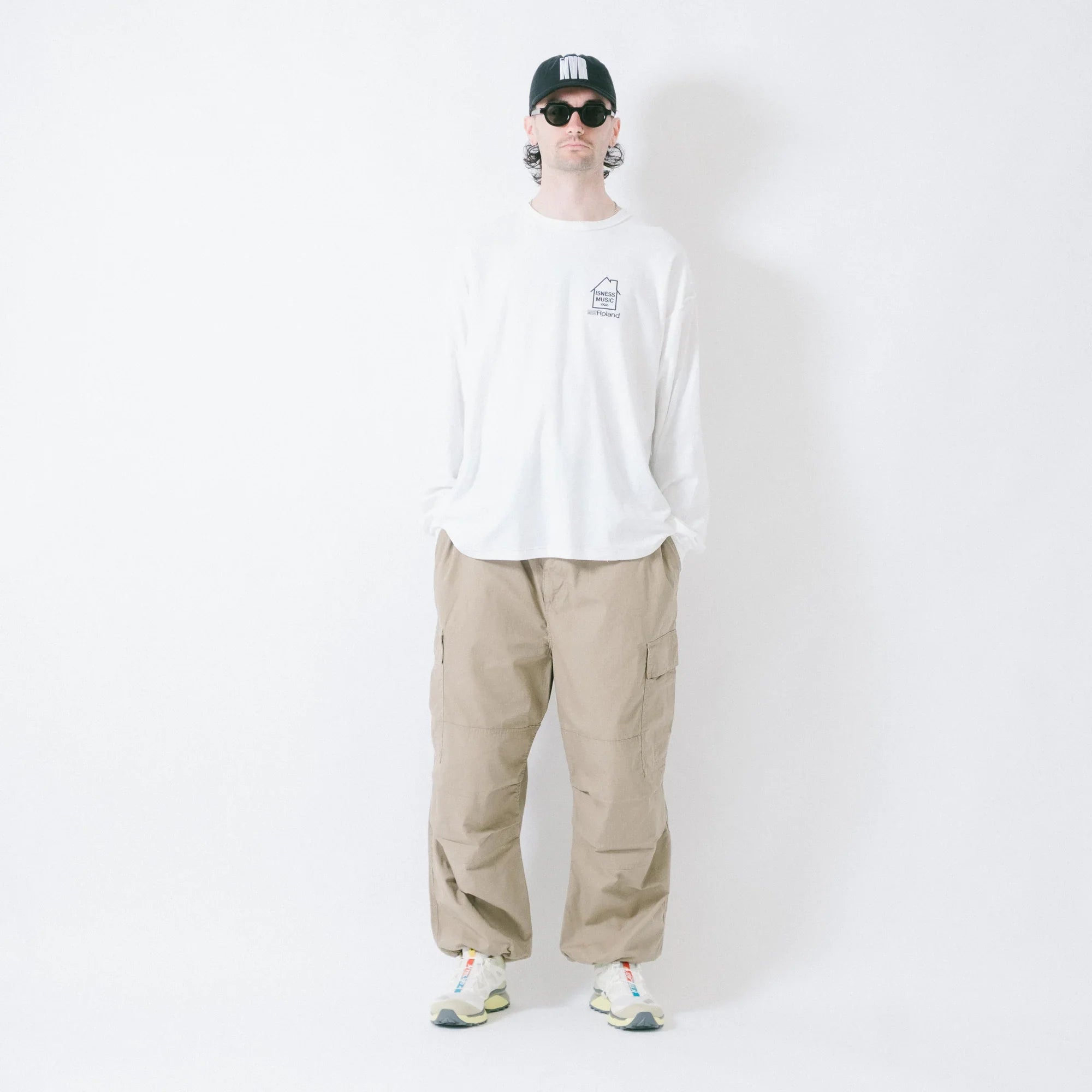 is-ness x Roland TR-808 LS Tee - White