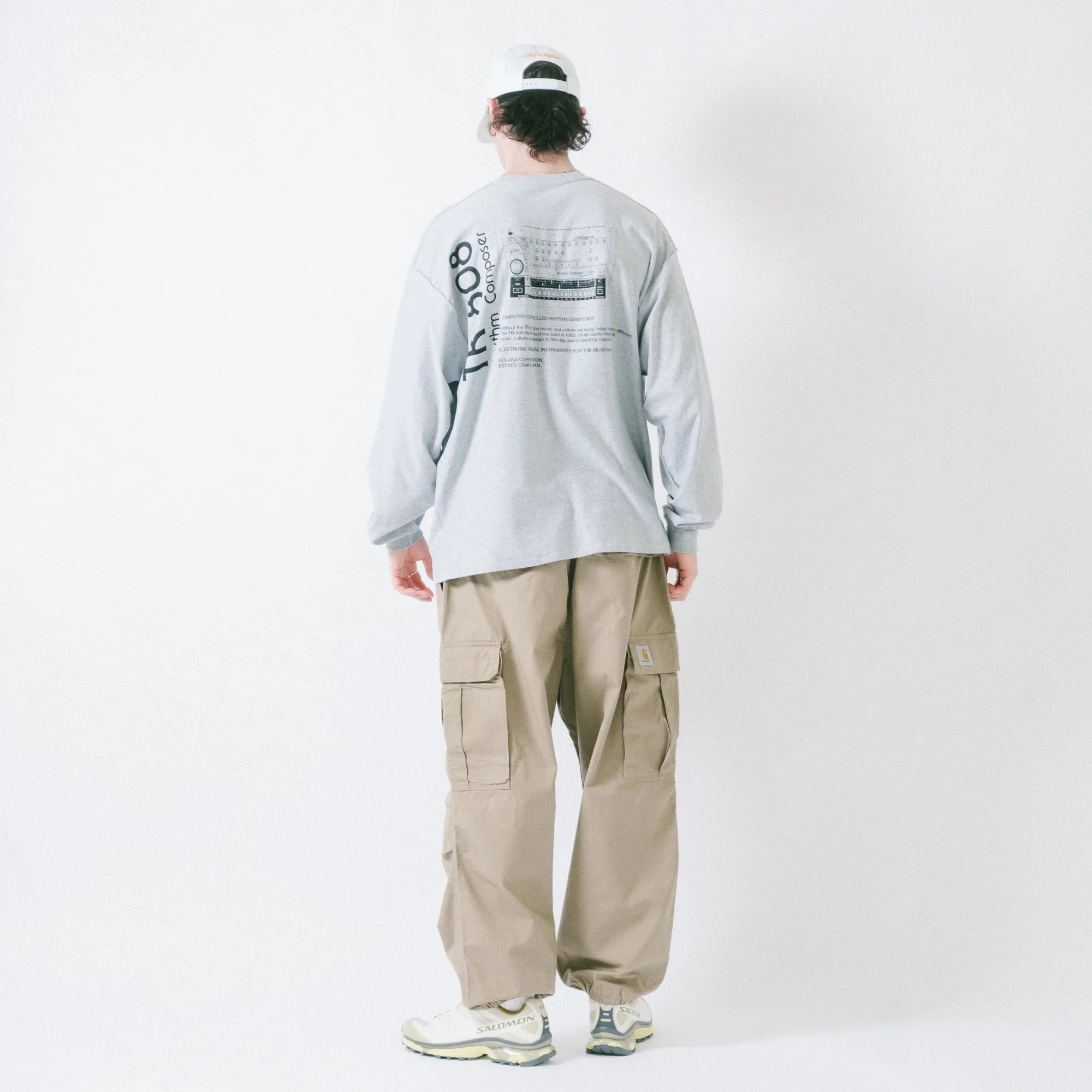 is-ness x Roland TR-808 LS Tee - Grey