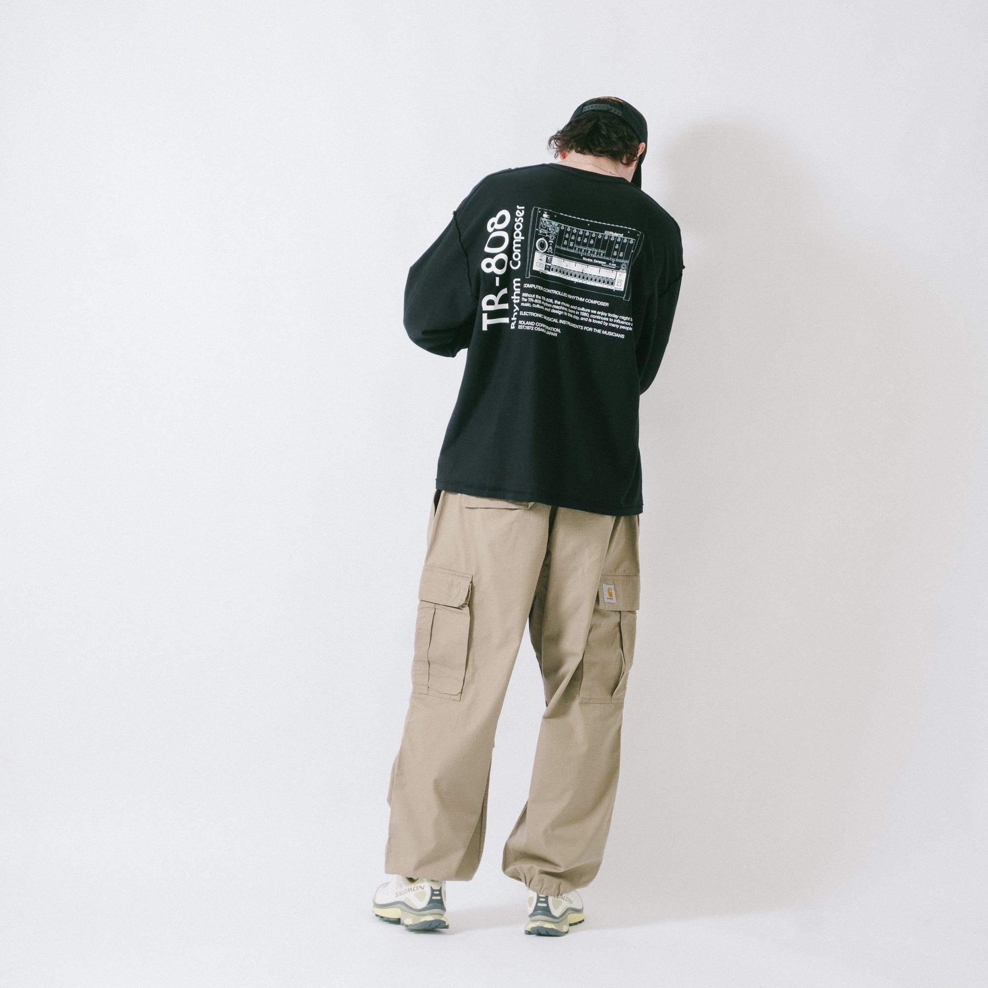 is-ness x Roland TR-808 LS Tee - Black