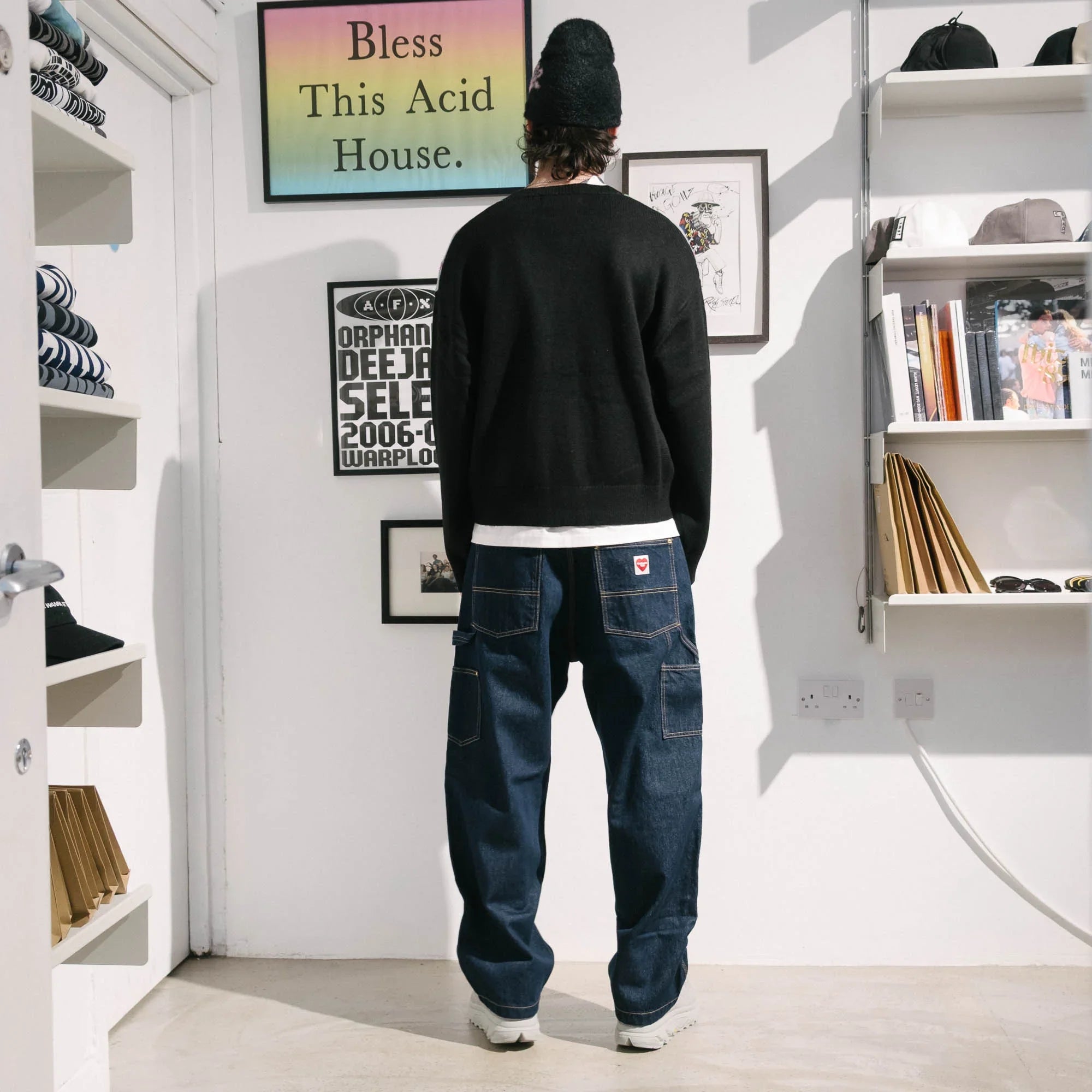 The Salvages Verlaine Cardigan - Black/Multi