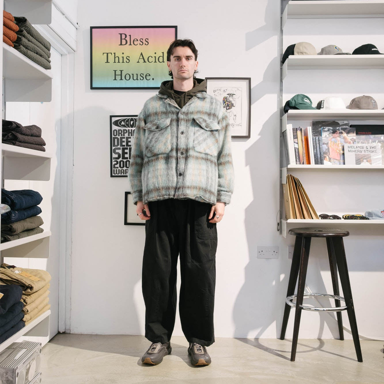 is-ness CPO Shirt Jacket - Green/Black