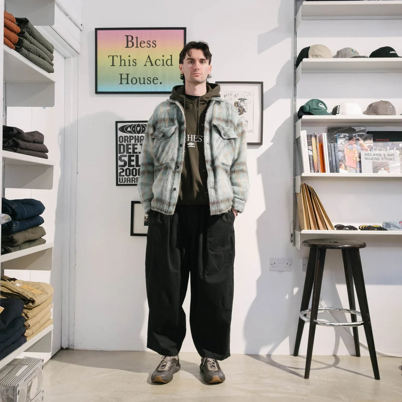 is-ness CPO Shirt Jacket - Green/Black