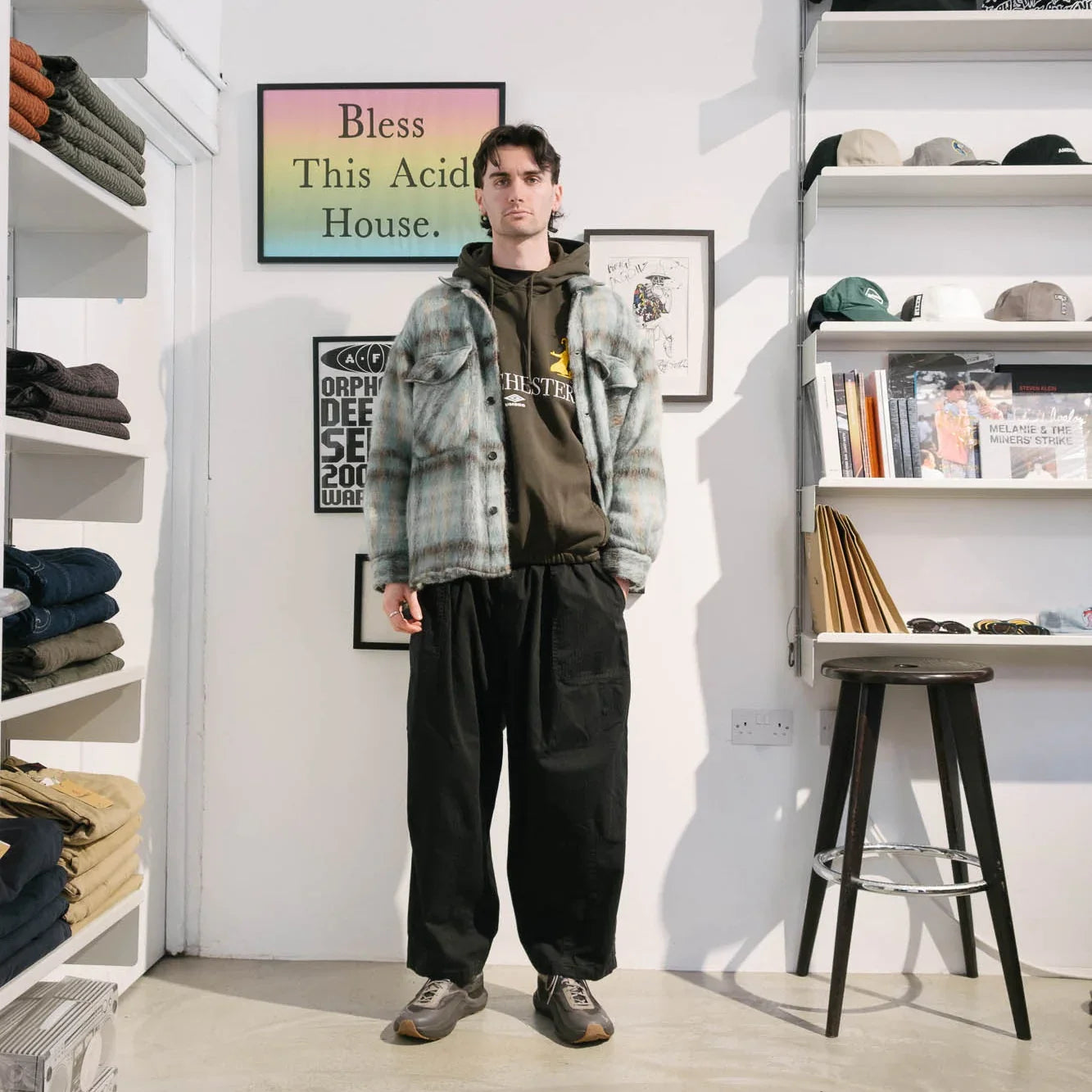 is-ness CPO Shirt Jacket - Green/Black