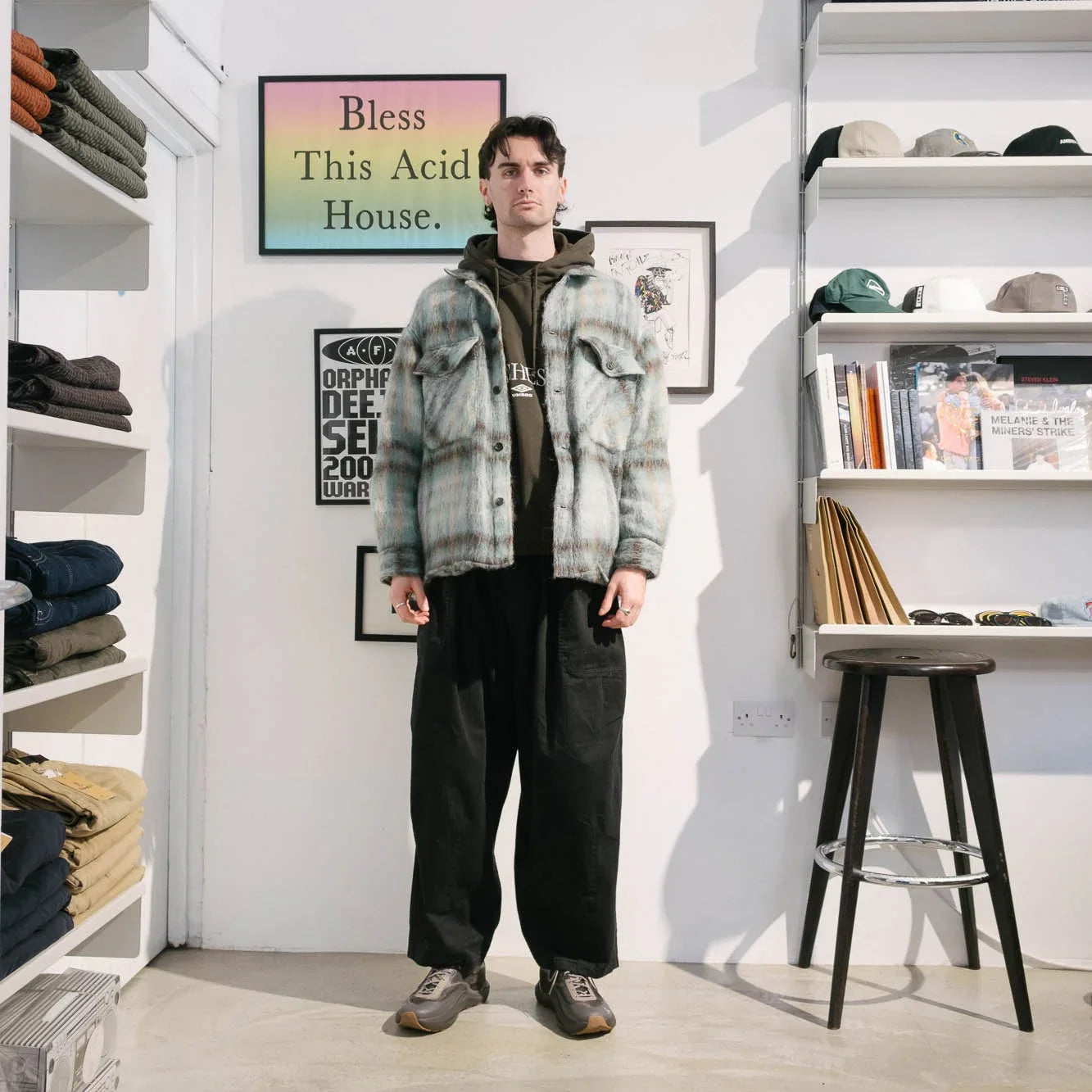 is-ness CPO Shirt Jacket - Green/Black