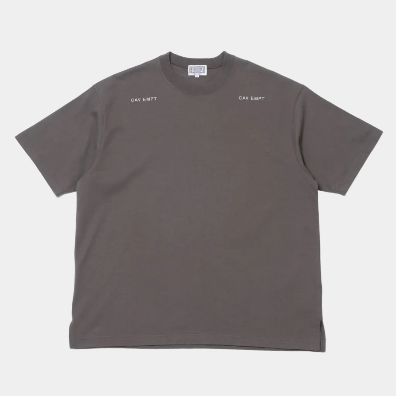 Cav Empt Solid Heavy T-Shirt - Charcoal