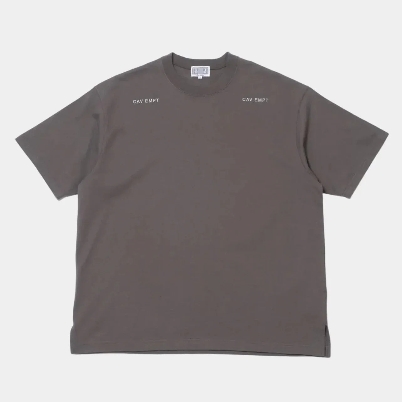 Cav Empt Solid Heavy T-Shirt - Charcoal